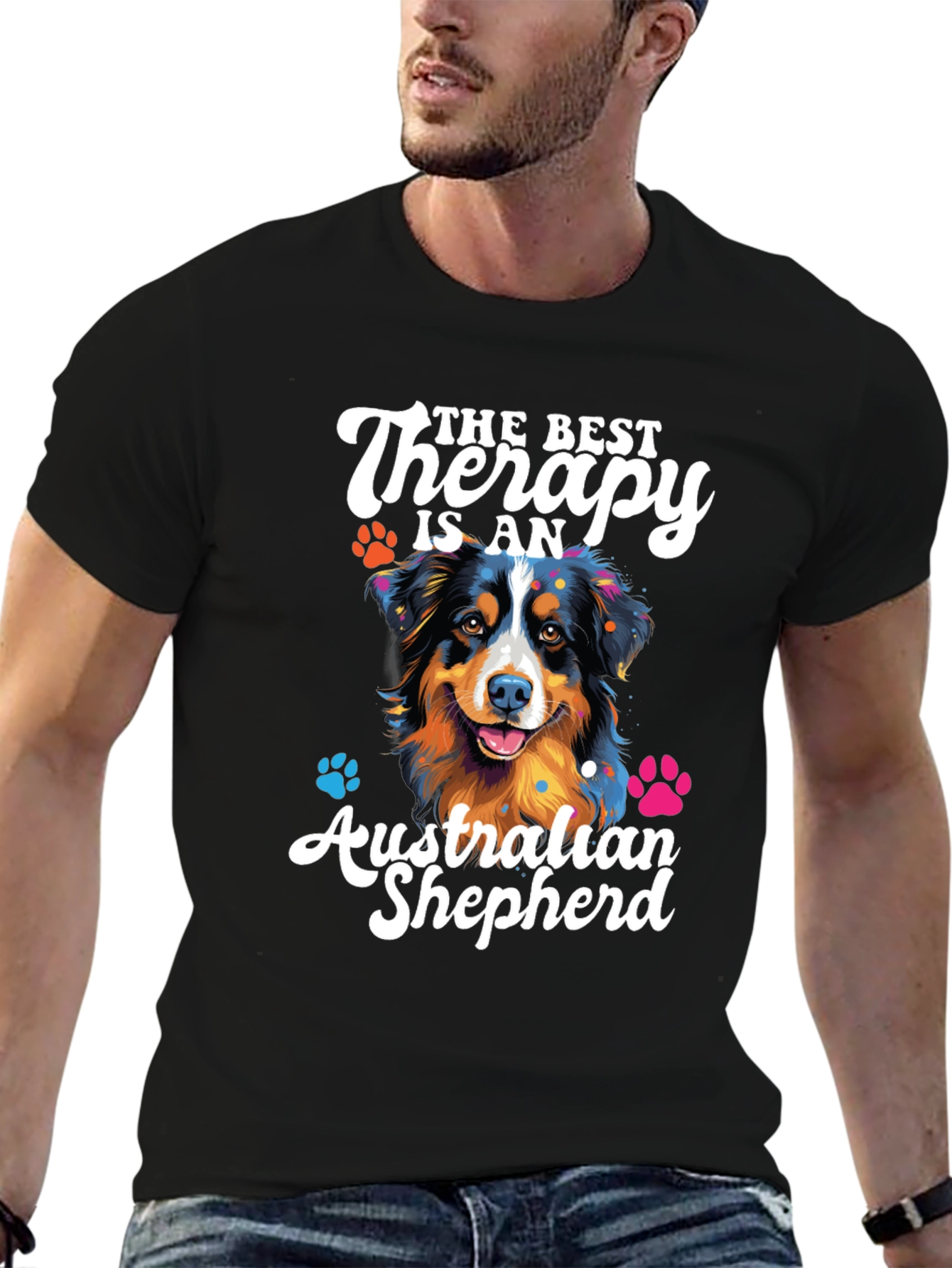 Australian Shepherd Therapy T-Shirt