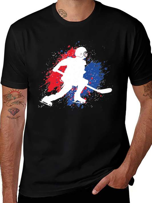 Hockey Player Graphic Tee