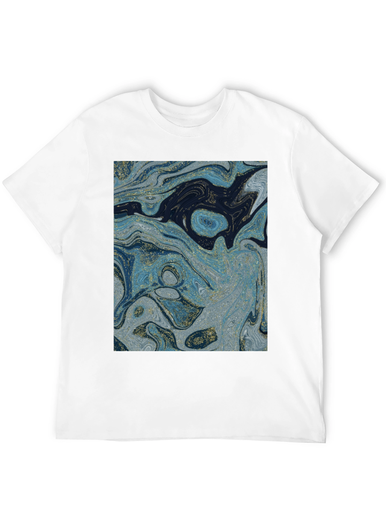 Abstract Art Black T-Shirt - Stylish Graphic Tee