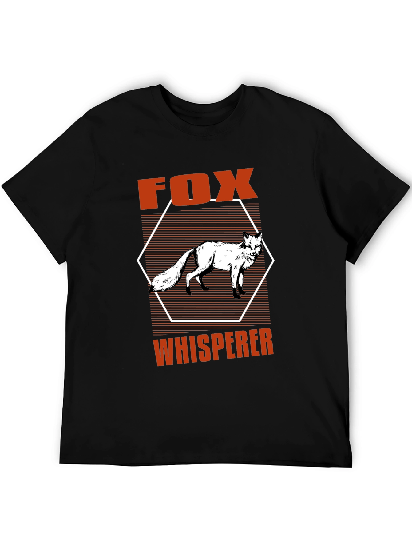 Fox Whisperer Graphic T-Shirt -  Mens Black Tee