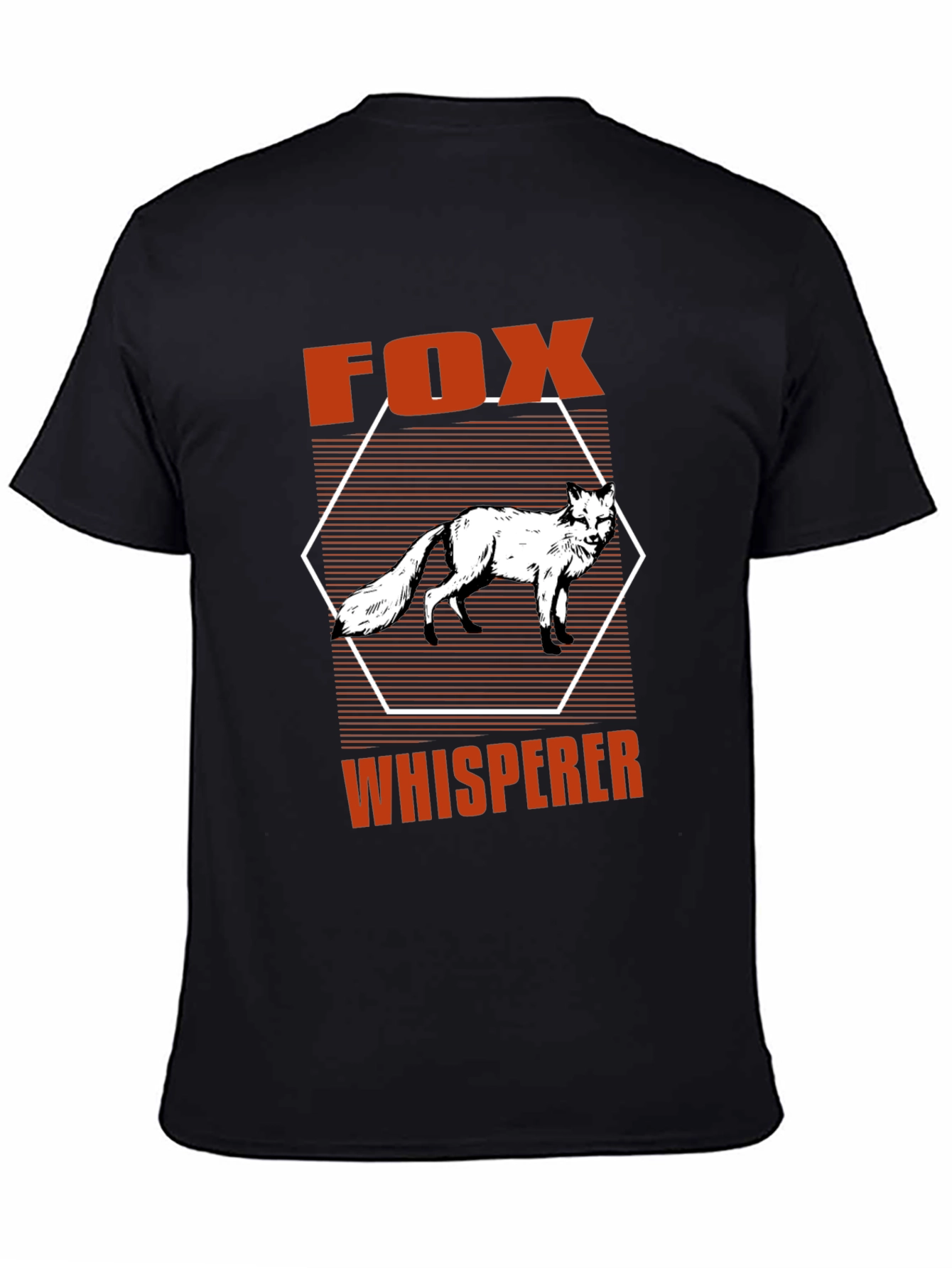 Fox Whisperer Graphic T-Shirt -  Mens Black Tee