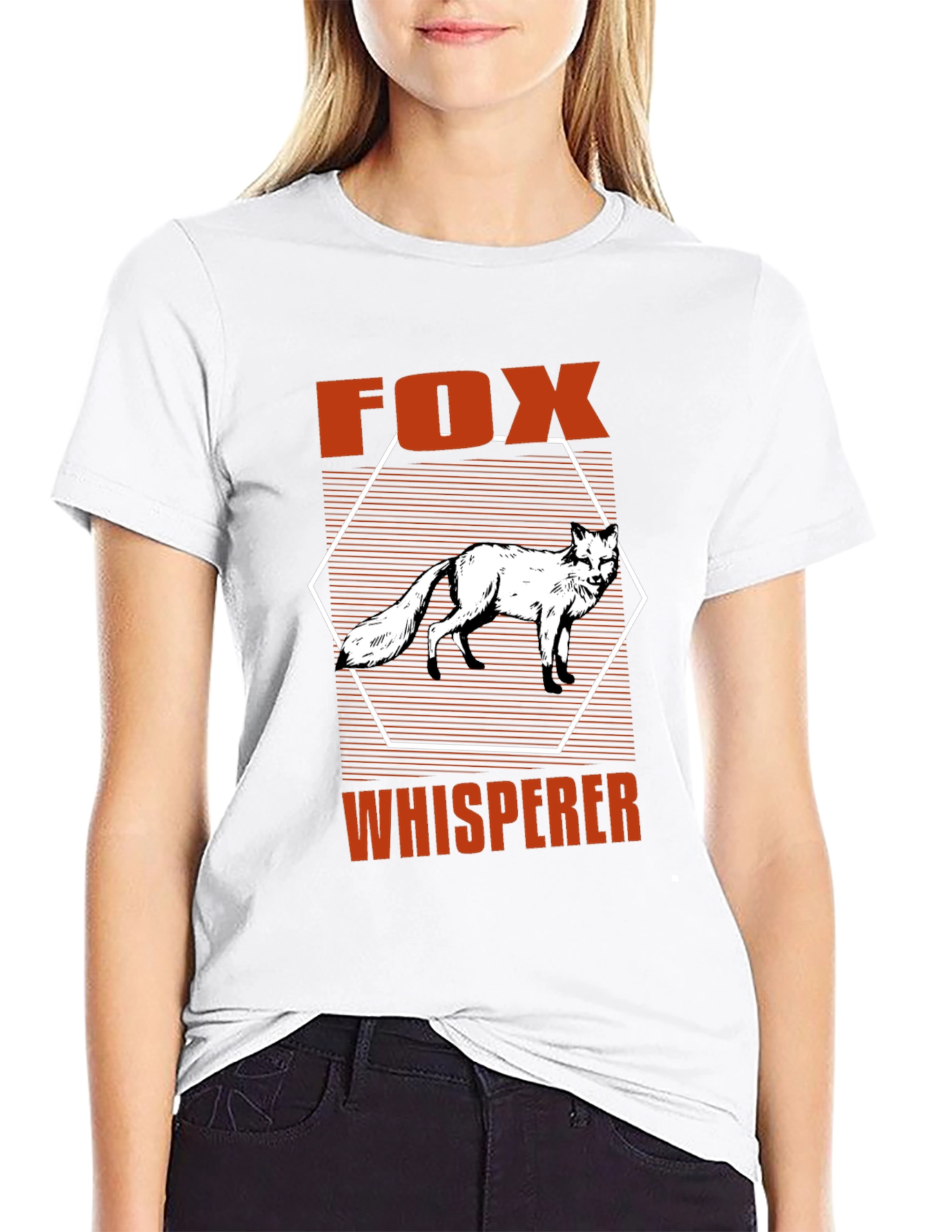 Fox Whisperer Graphic T-Shirt -  Mens Black Tee