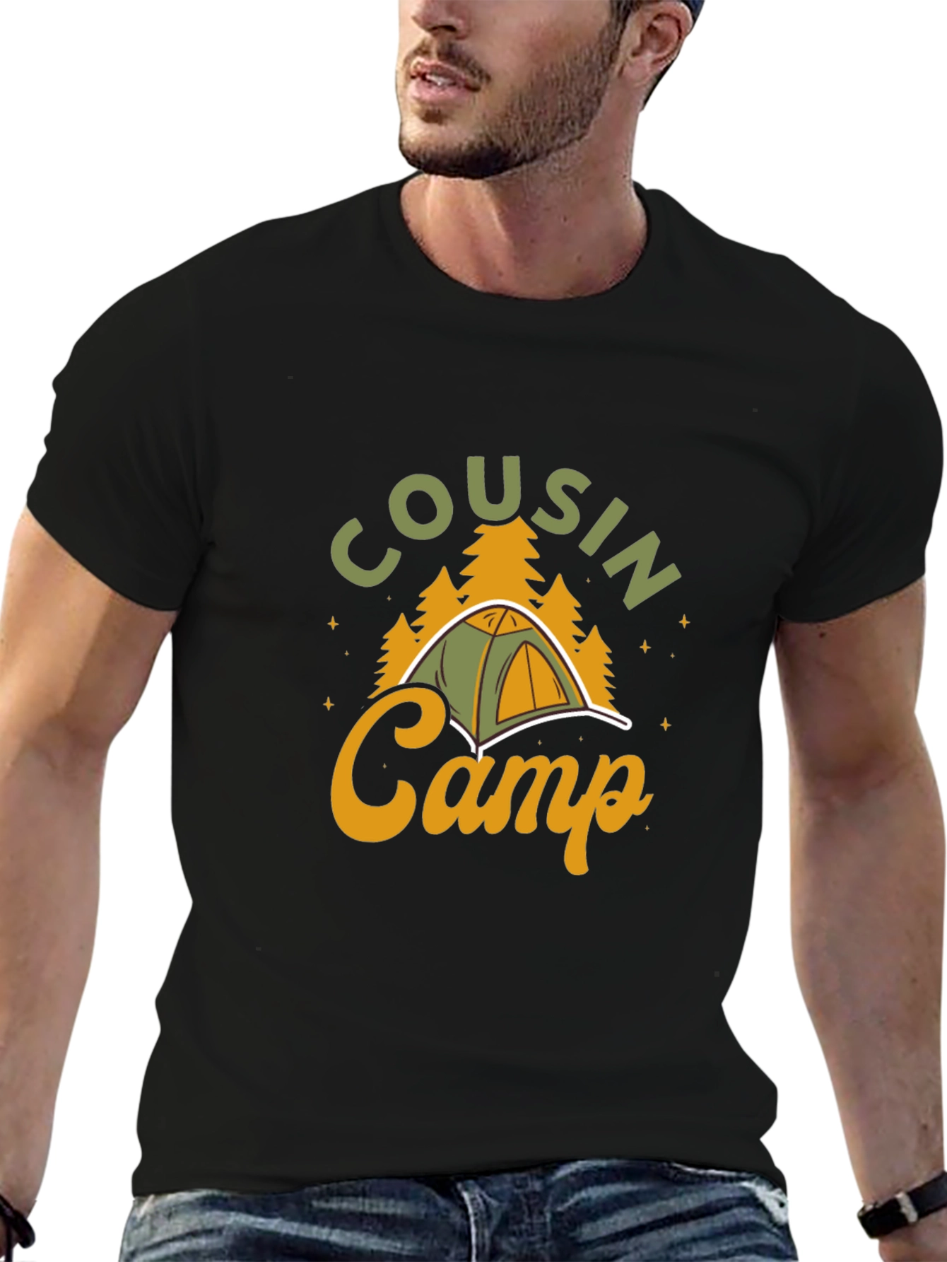 Cousin Camp Black T-Shirt