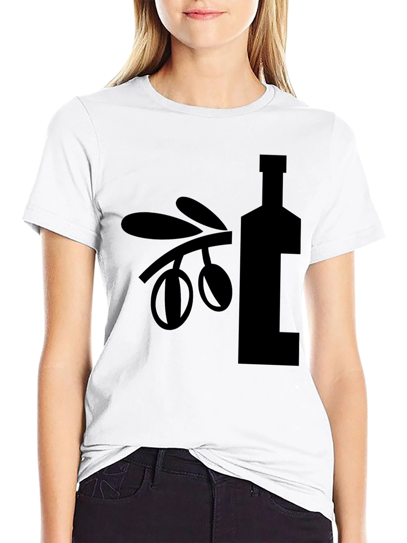 Olive Oil Bottle Graphic Tee