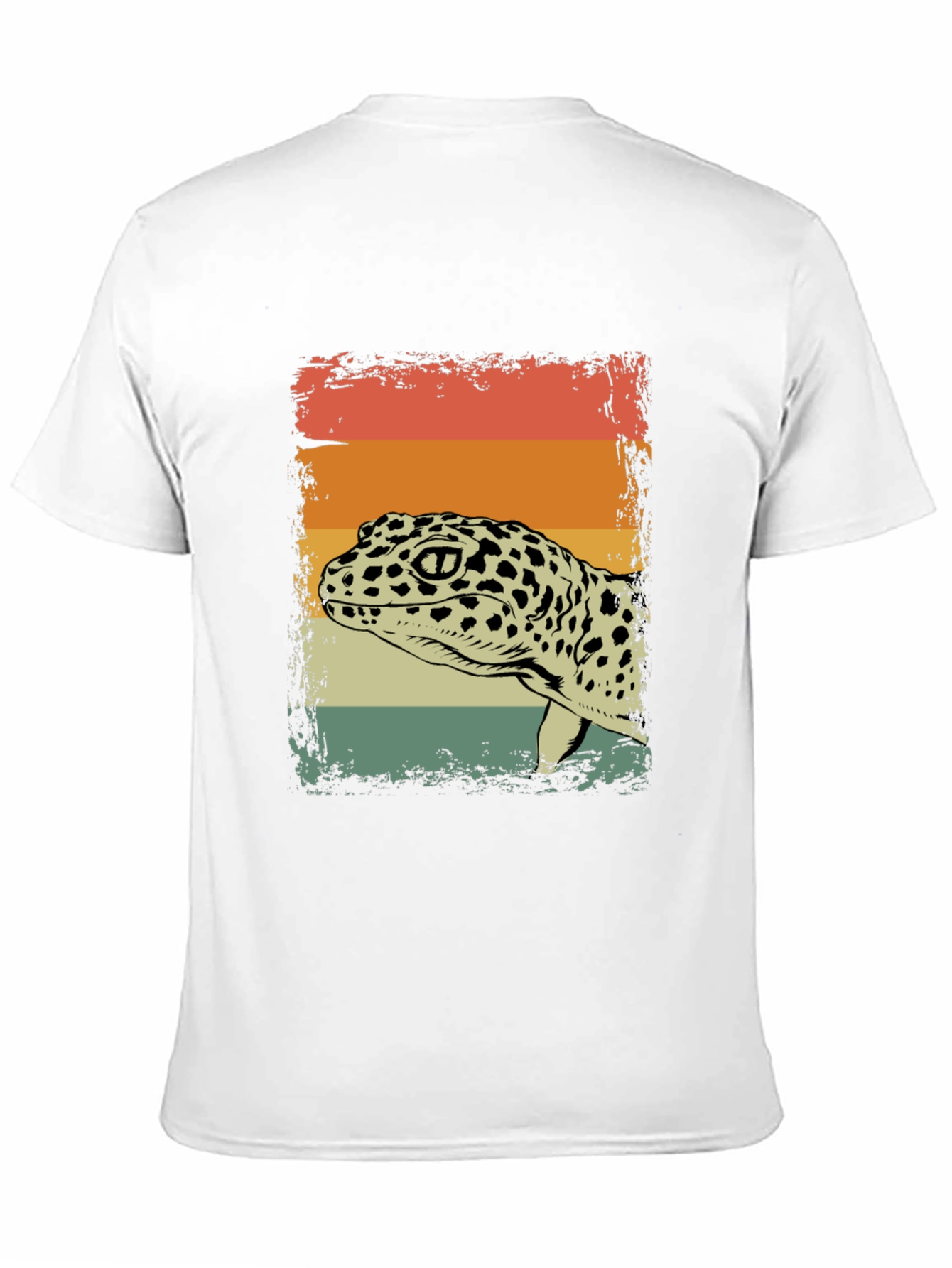 Retro Leopard Gecko Graphic T-Shirt
