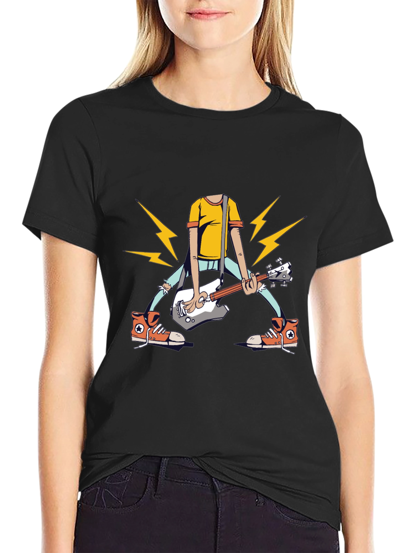 Rockstar Graphic T-Shirt - Unique Musician Design