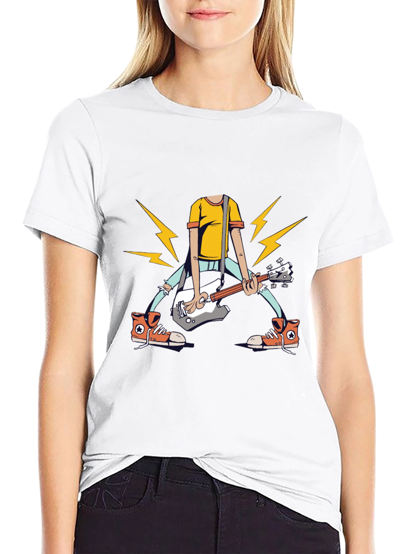 Rockstar Graphic T-Shirt - Unique Musician Design