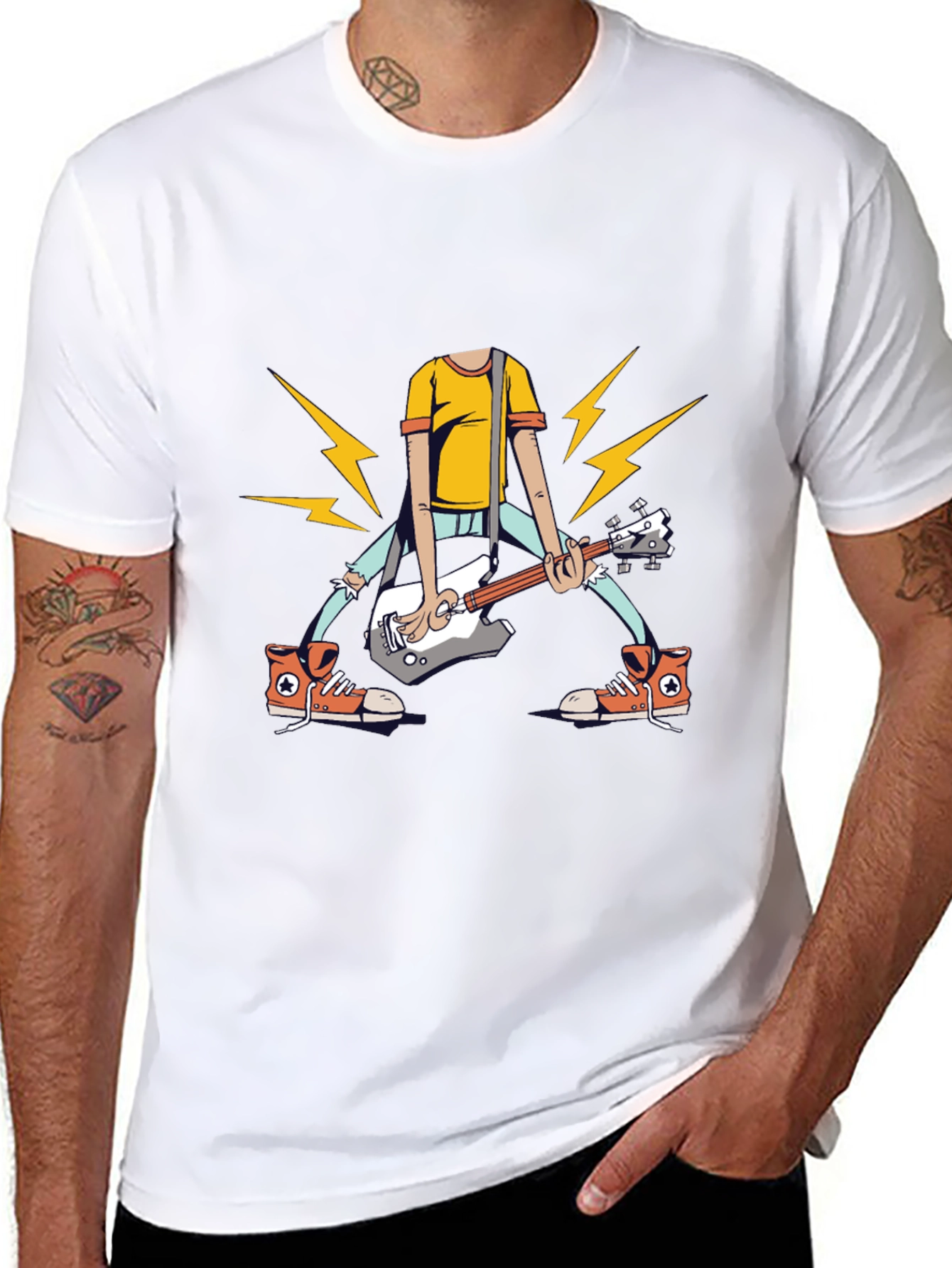 Rockstar Graphic T-Shirt - Unique Musician Design