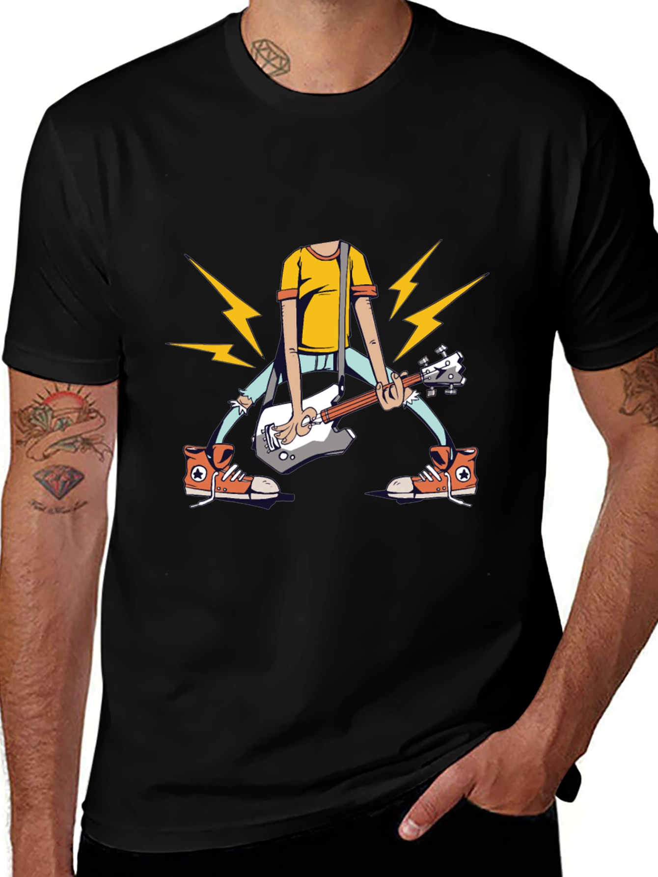Rockstar Graphic T-Shirt - Unique Musician Design