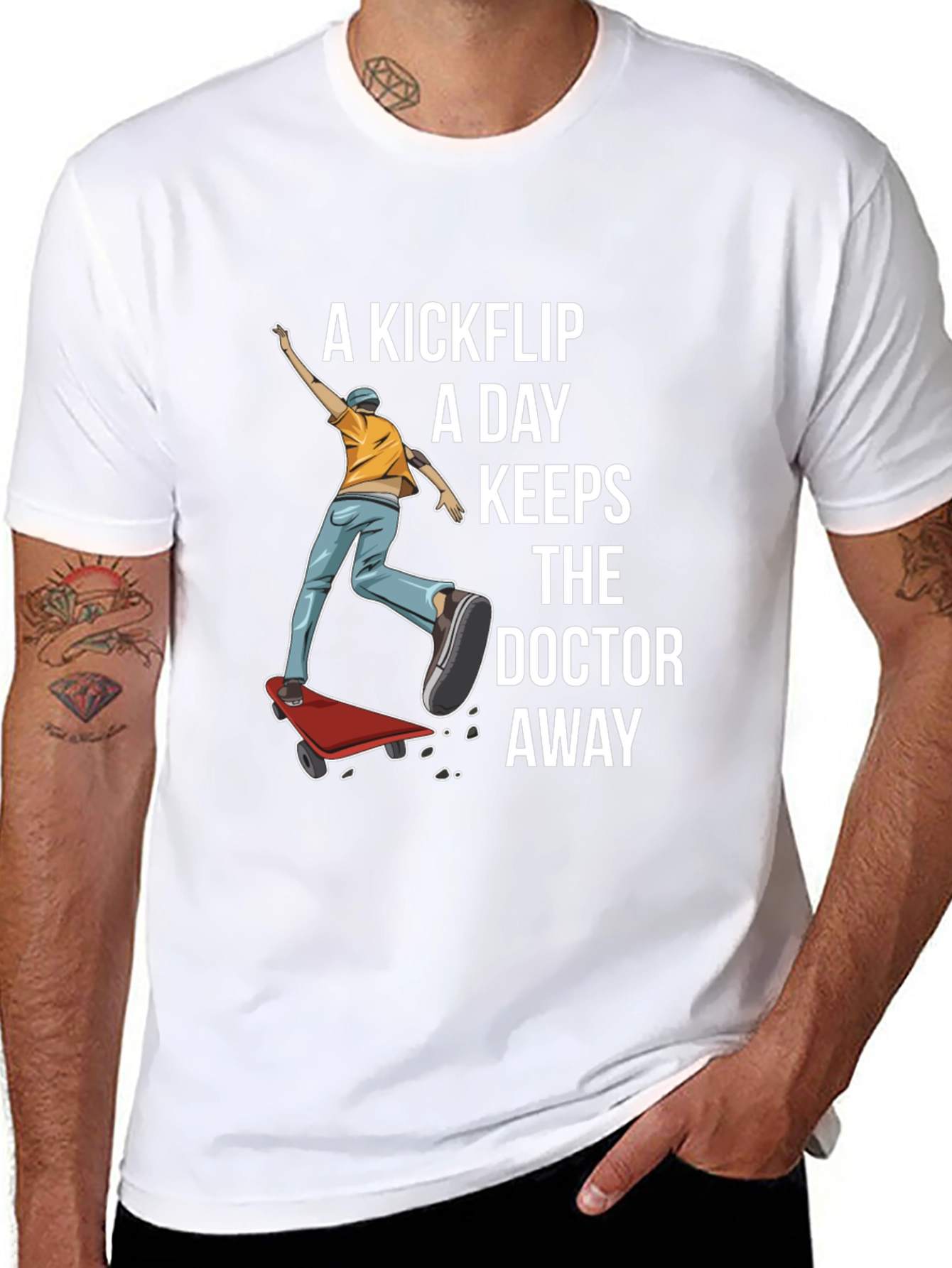 Kickflip Skateboard T-Shirt