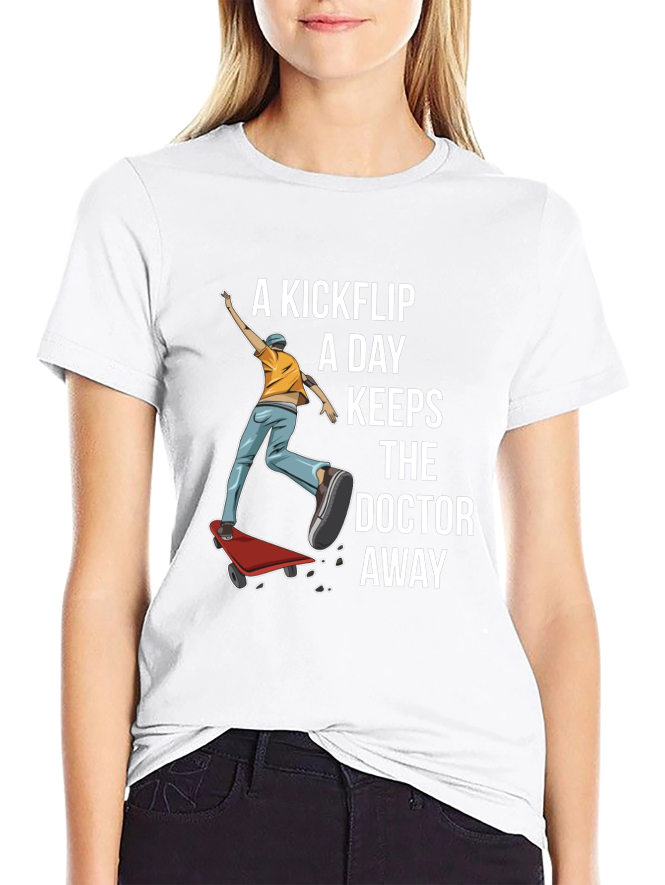Kickflip Skateboard T-Shirt