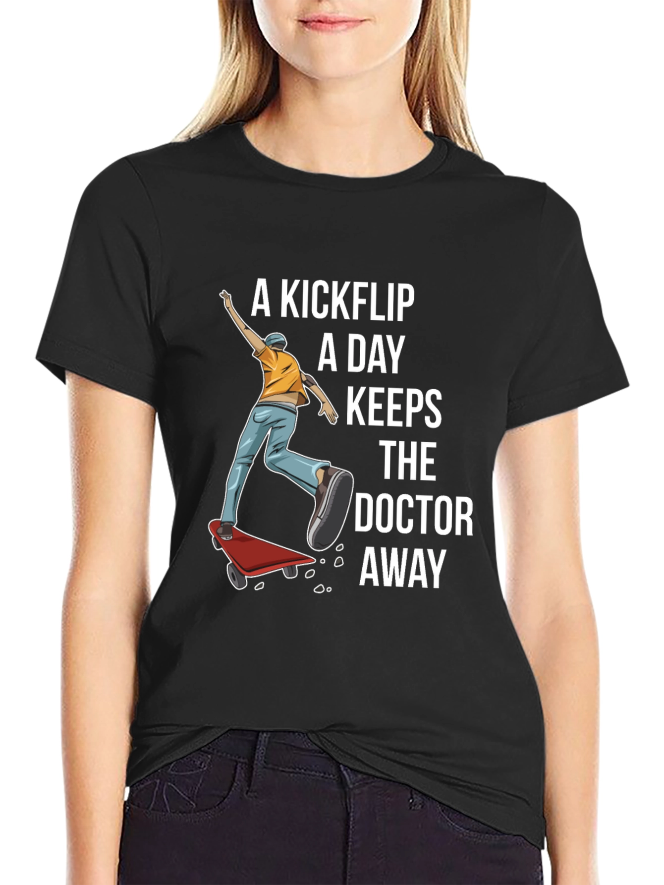 Kickflip Skateboard T-Shirt