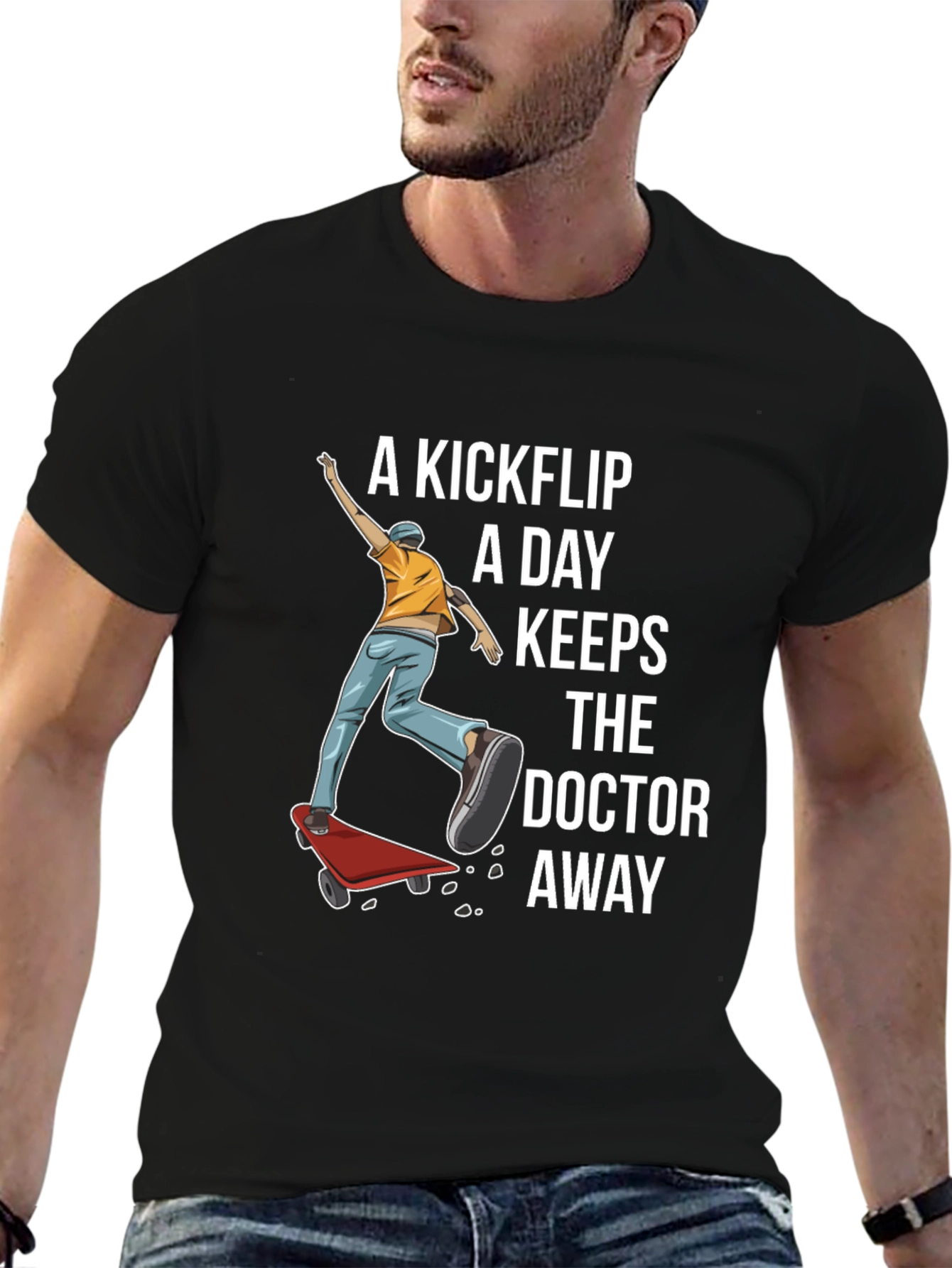Kickflip Skateboard T-Shirt