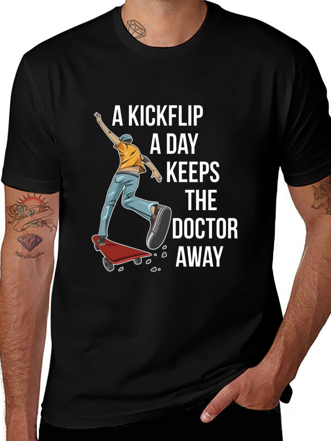 Kickflip Skateboard T-Shirt
