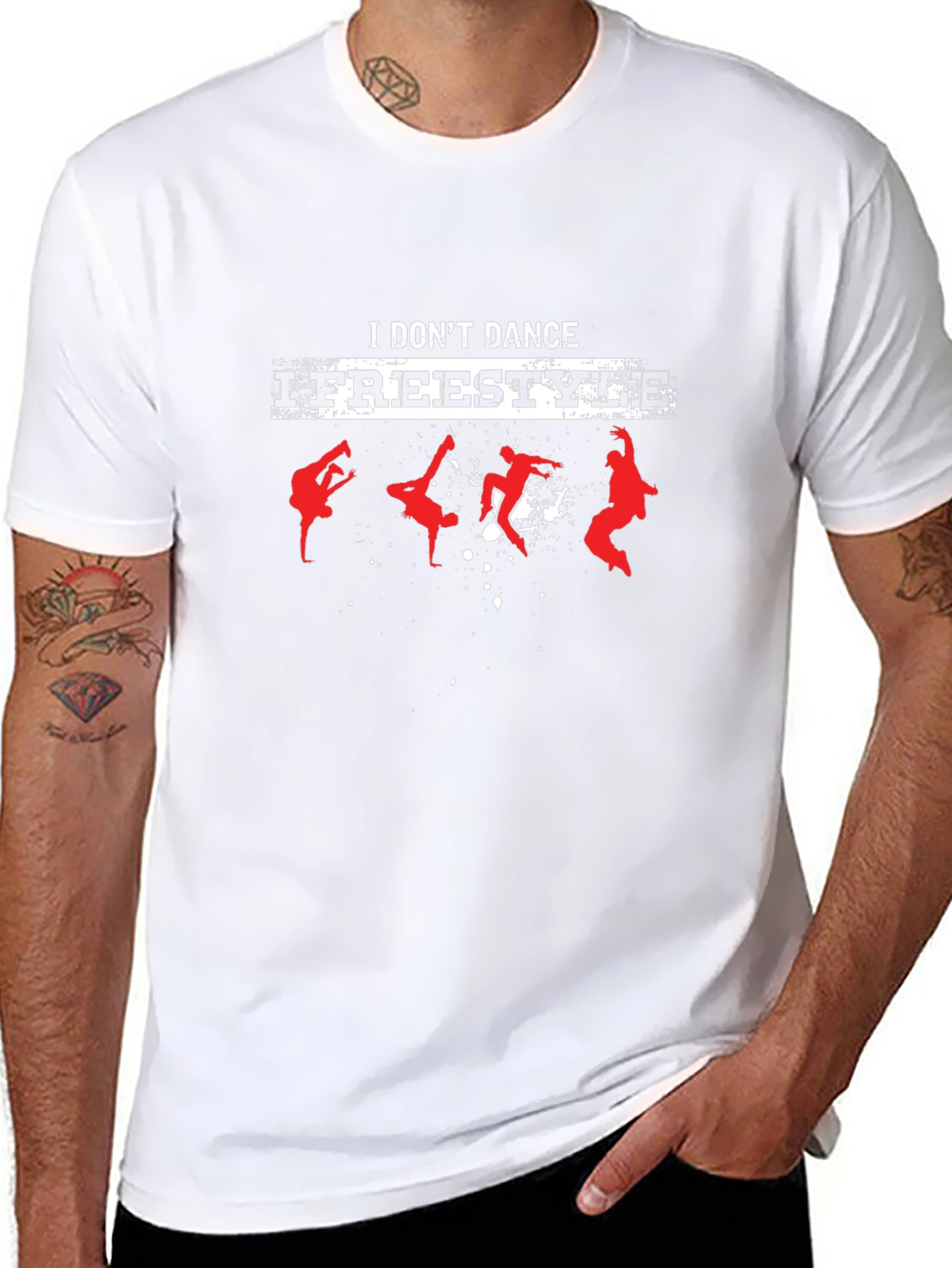 I Dont Dance I Freestyle Black T-Shirt