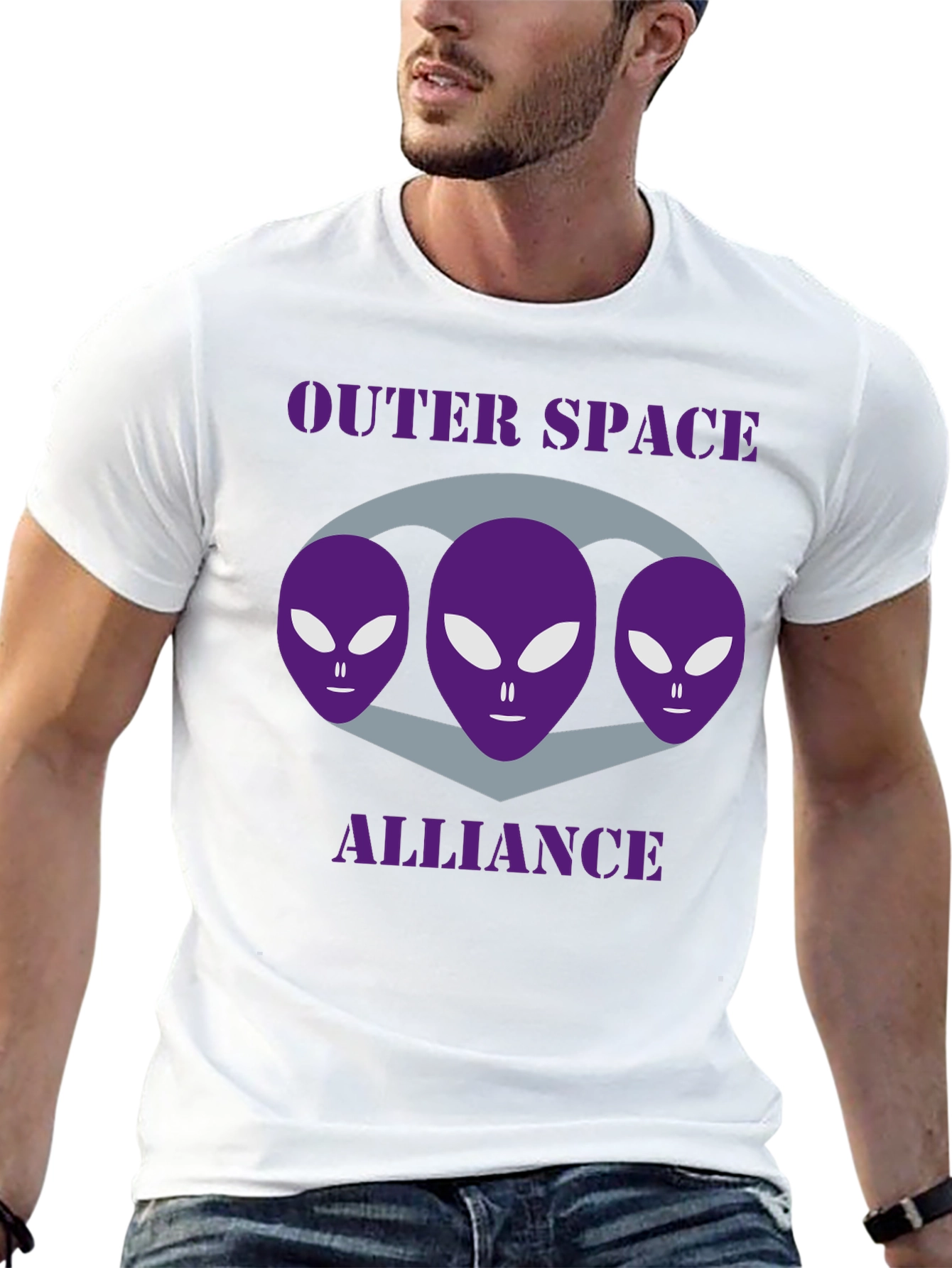 Outer Space Alliance Alien T-Shirt