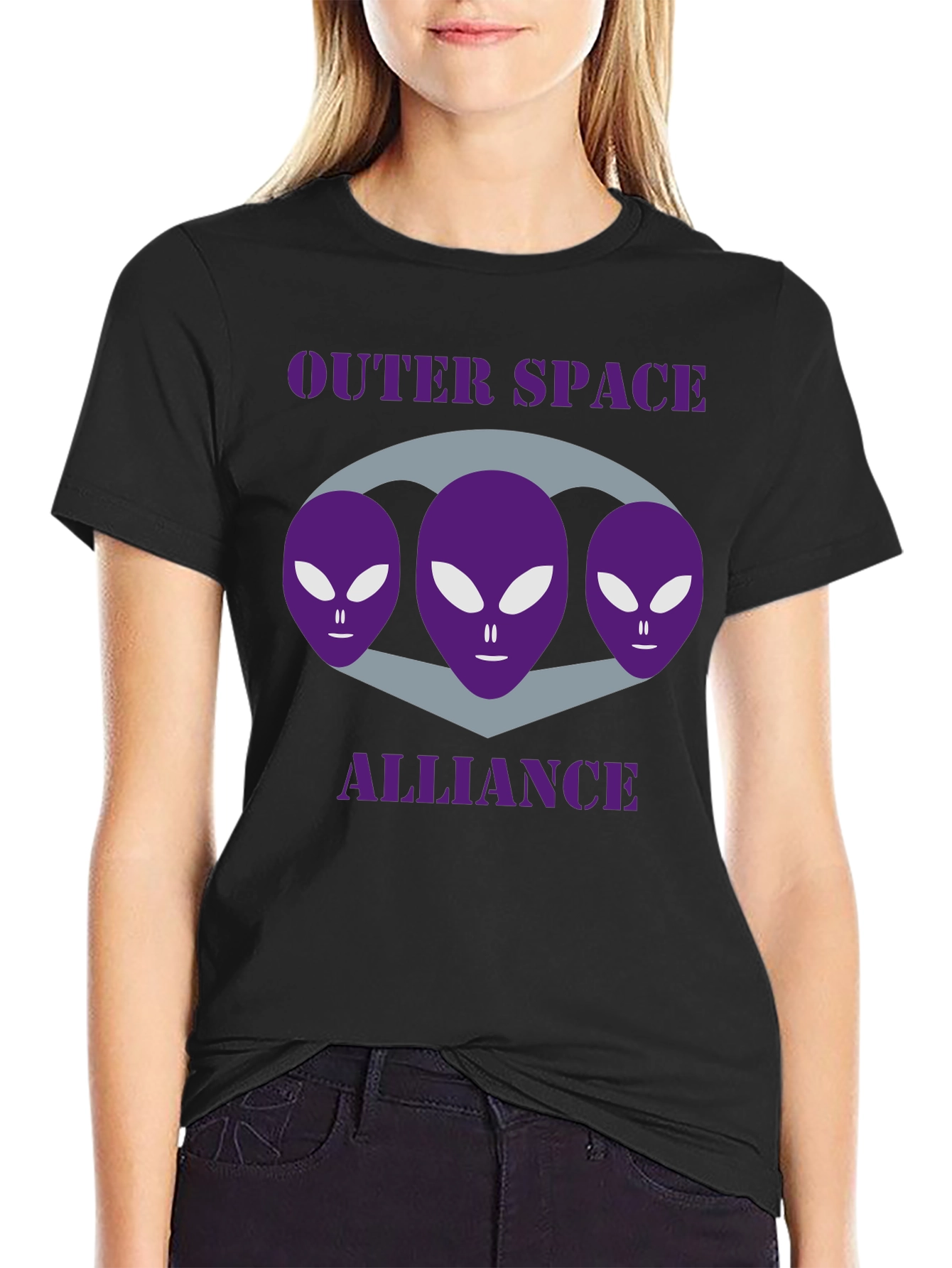 Outer Space Alliance Alien T-Shirt