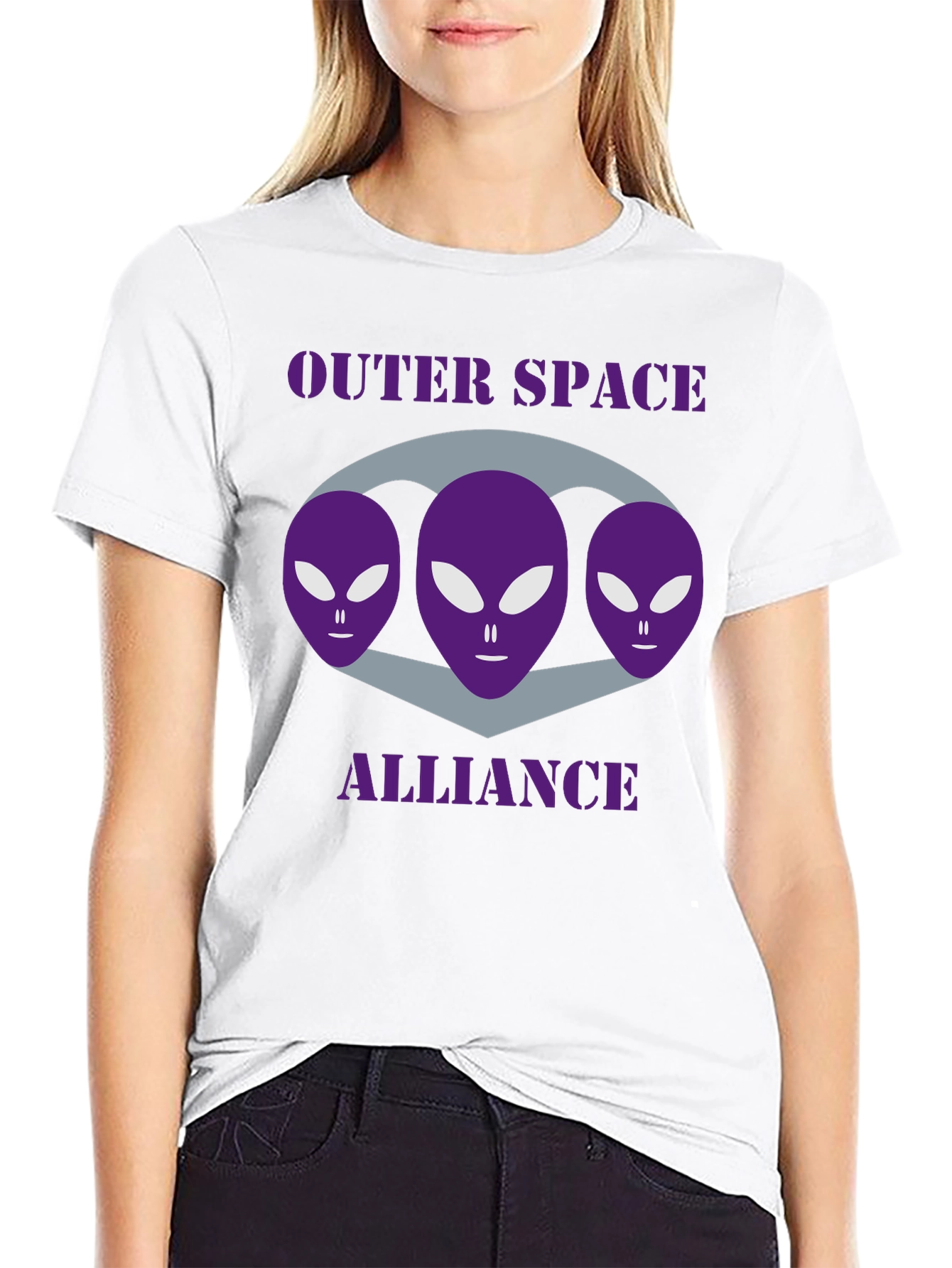 Outer Space Alliance Alien T-Shirt