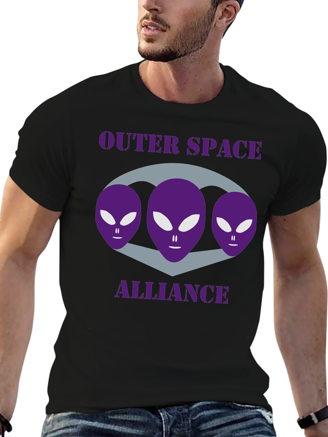 Outer Space Alliance Alien T-Shirt