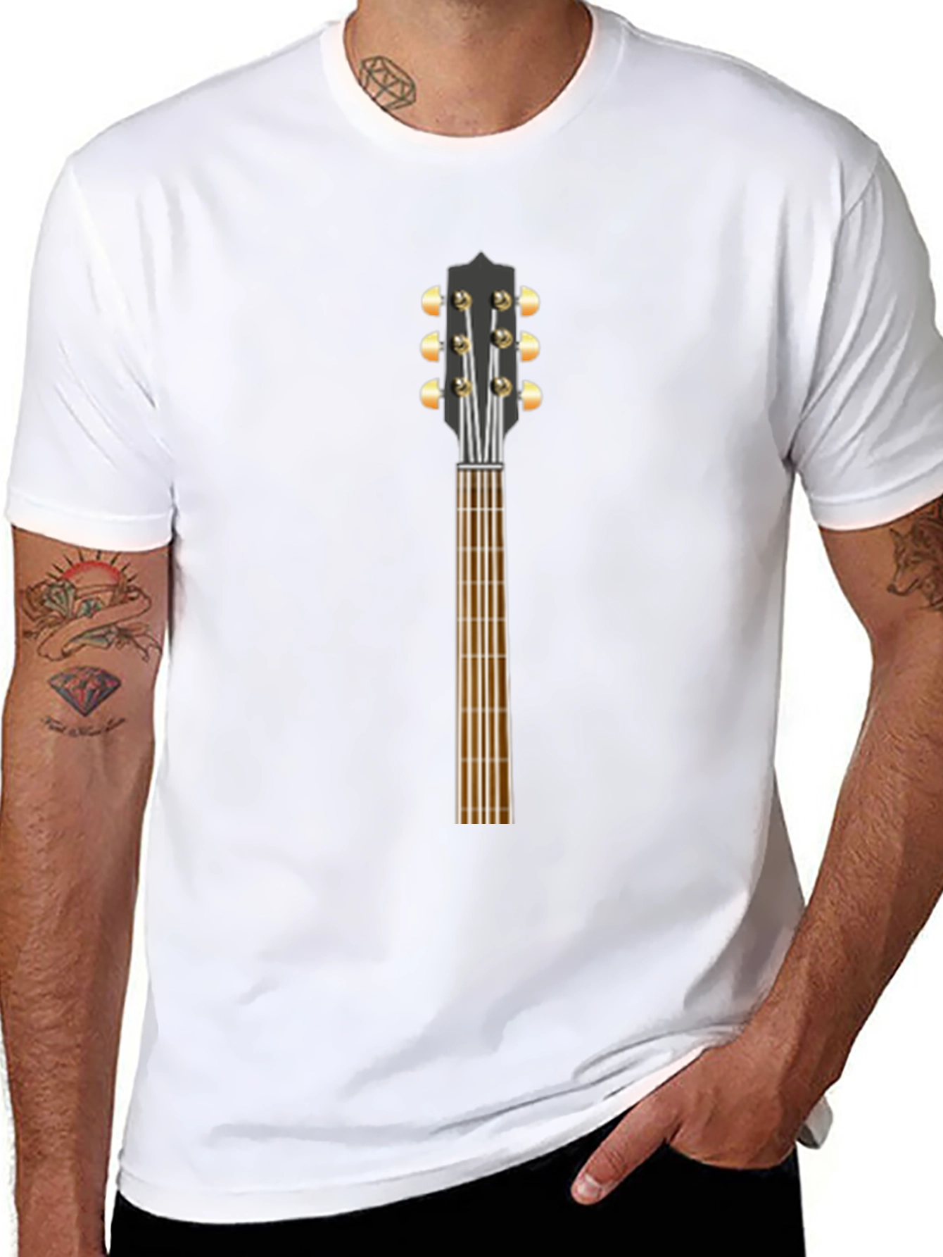 Guitar Fretboard T-Shirt - Musicians Tee