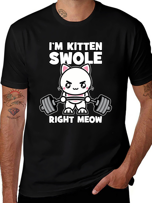 Im Kitten Swolle Right Meow T-Shirt