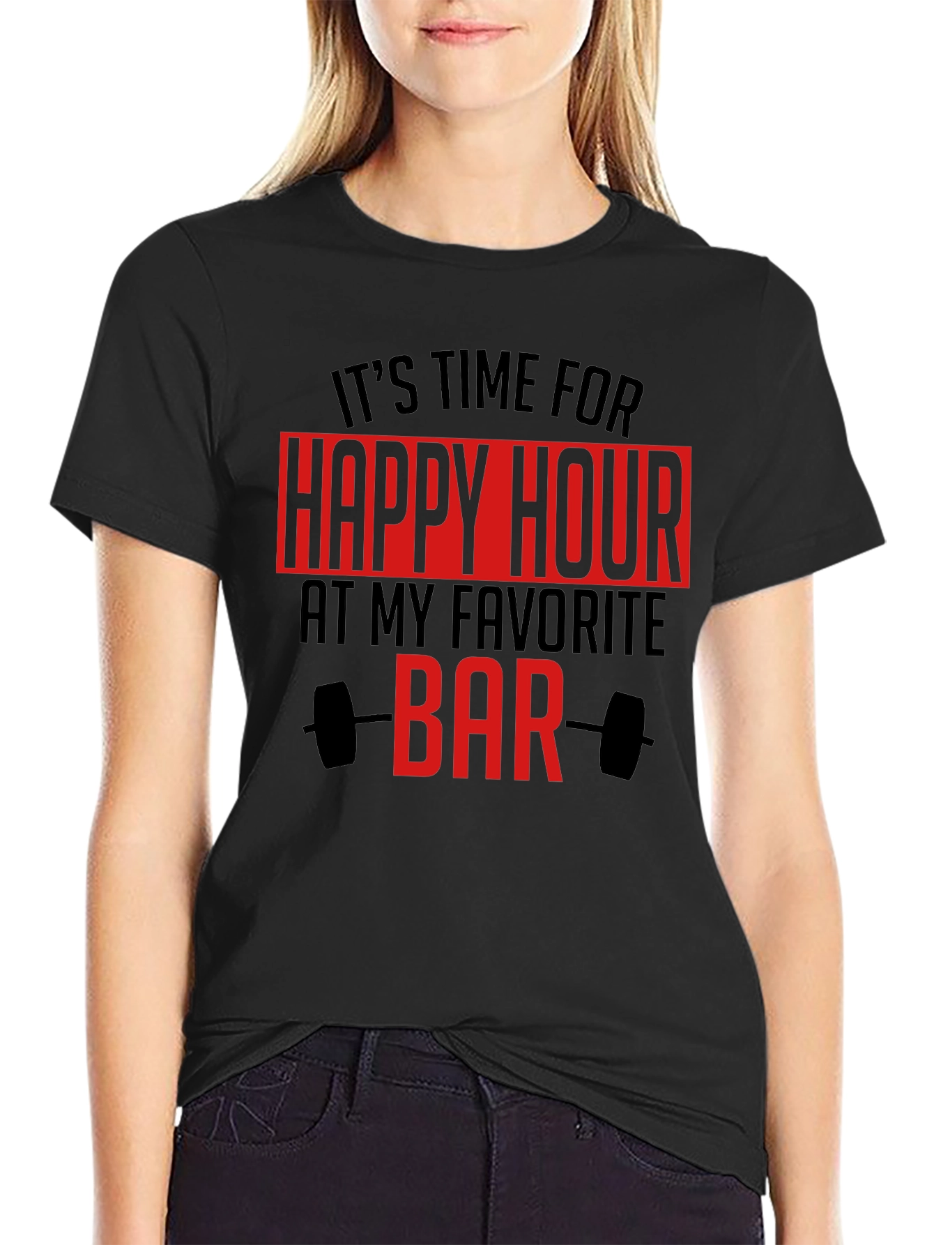 Workout Happy Hour Graphic Tee