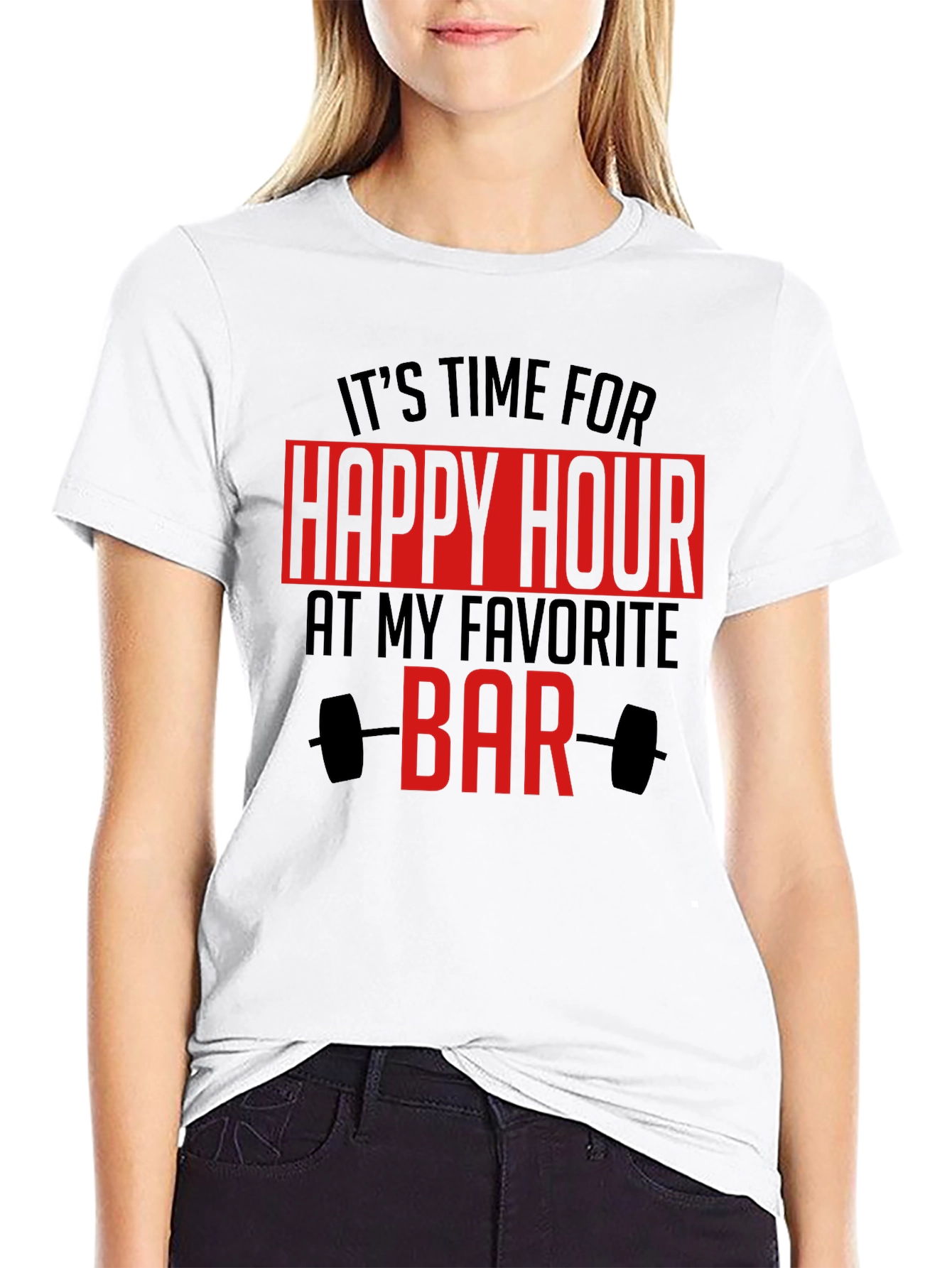 Workout Happy Hour Graphic Tee