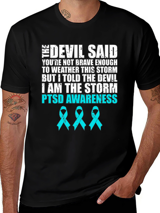 PTSD Awareness T-Shirt - I Am The Storm Tee