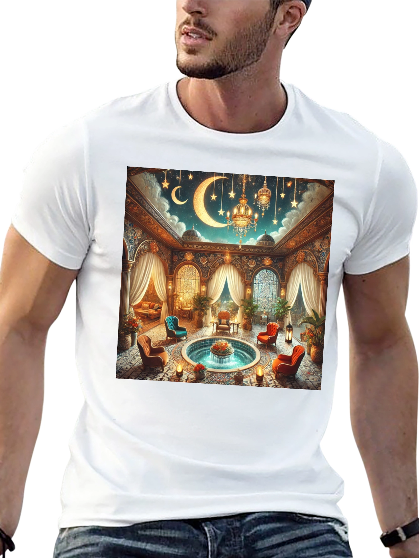 Luxury Interior Print T-Shirt