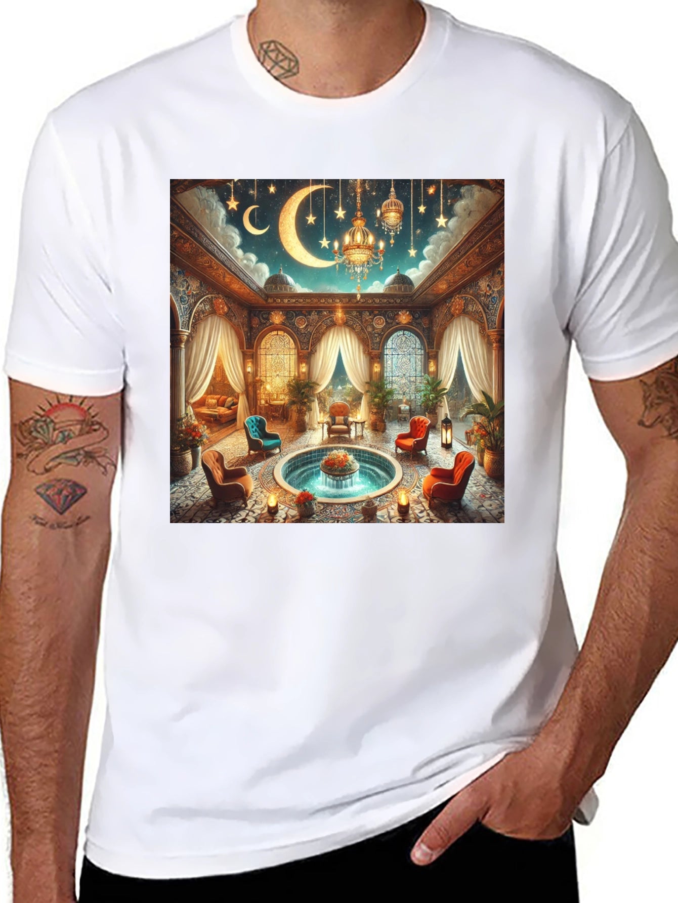 Luxury Interior Print T-Shirt