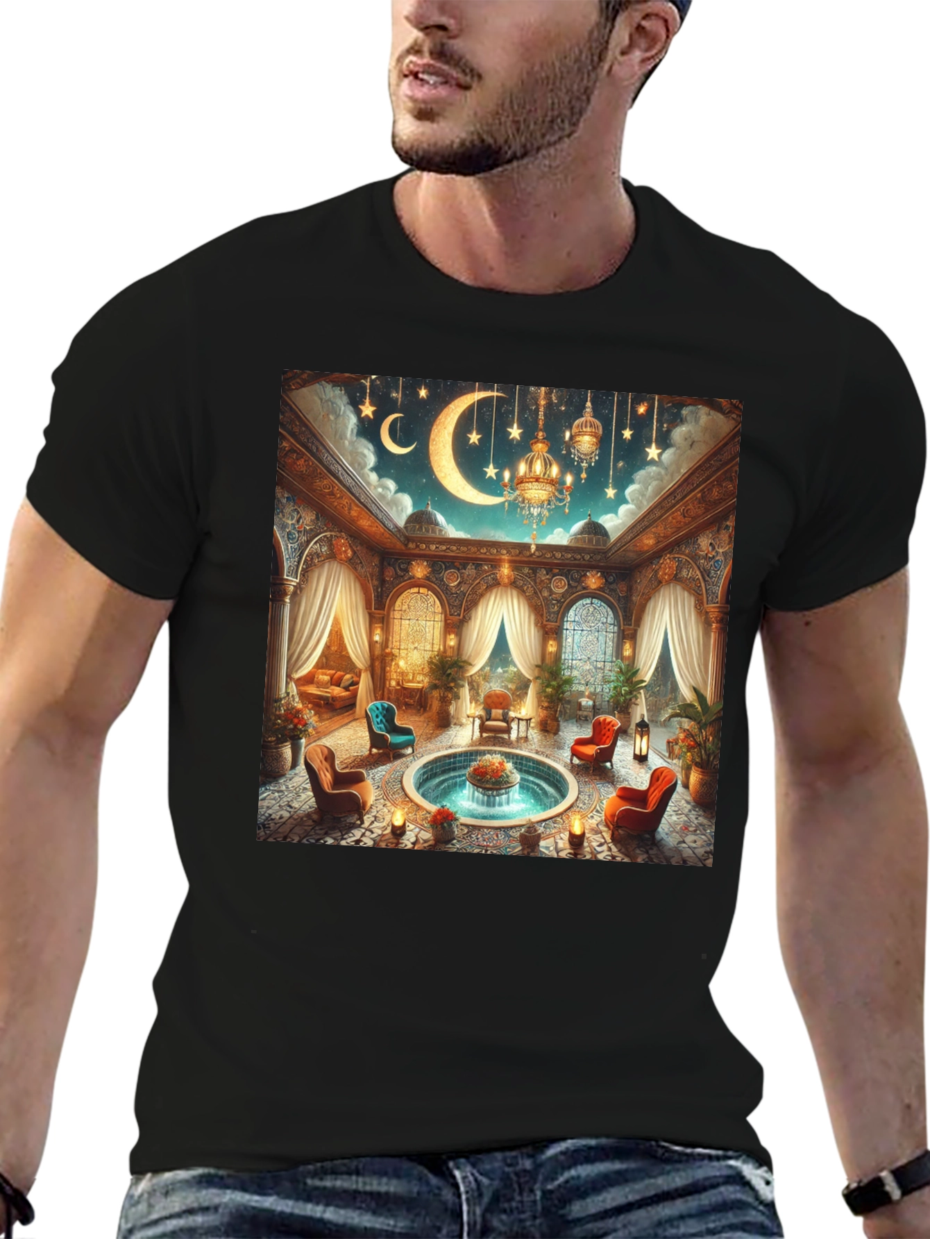 Luxury Interior Print T-Shirt