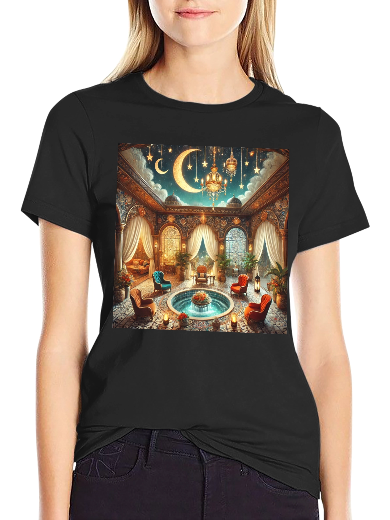 Luxury Interior Print T-Shirt
