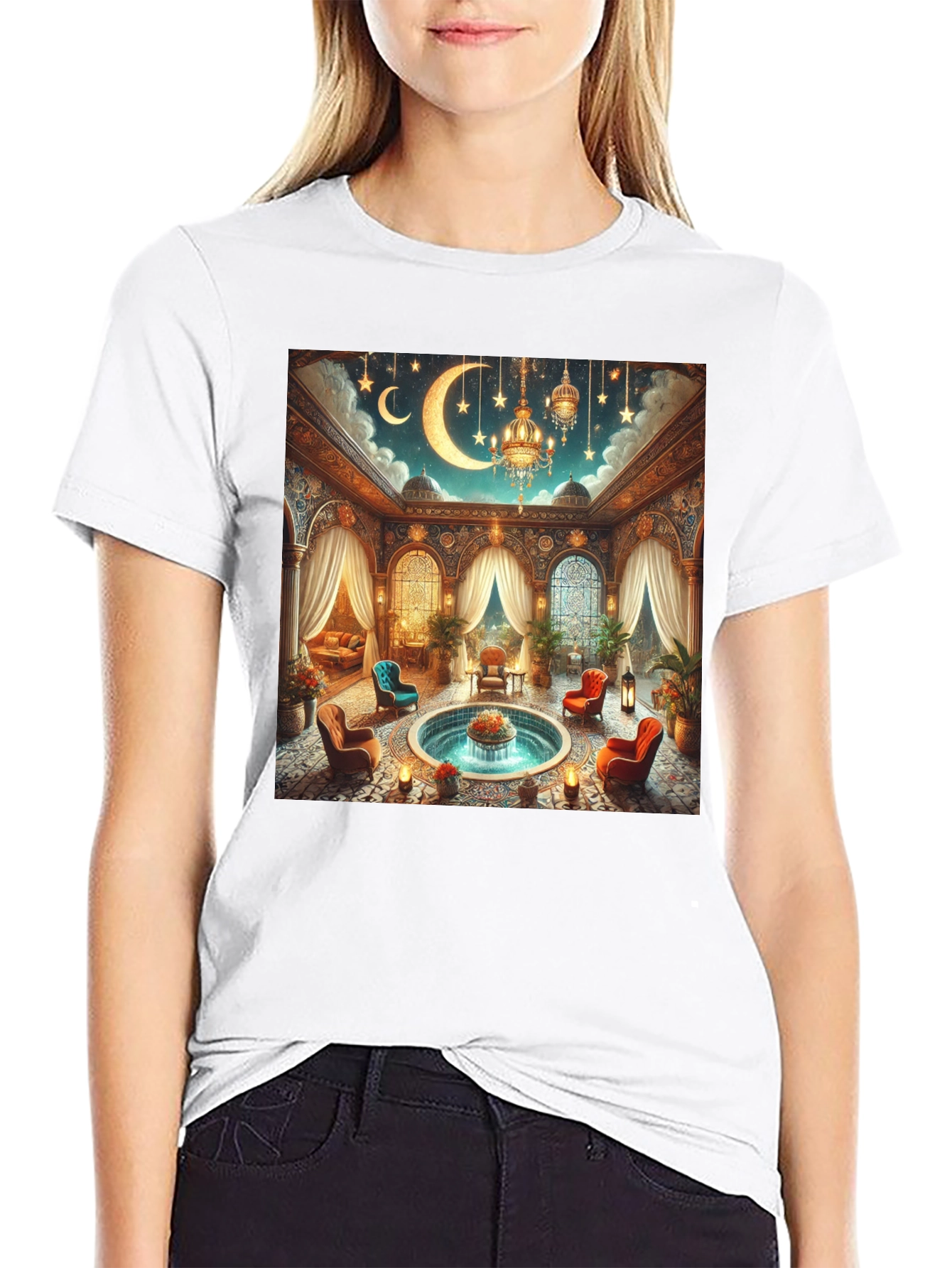 Luxury Interior Print T-Shirt