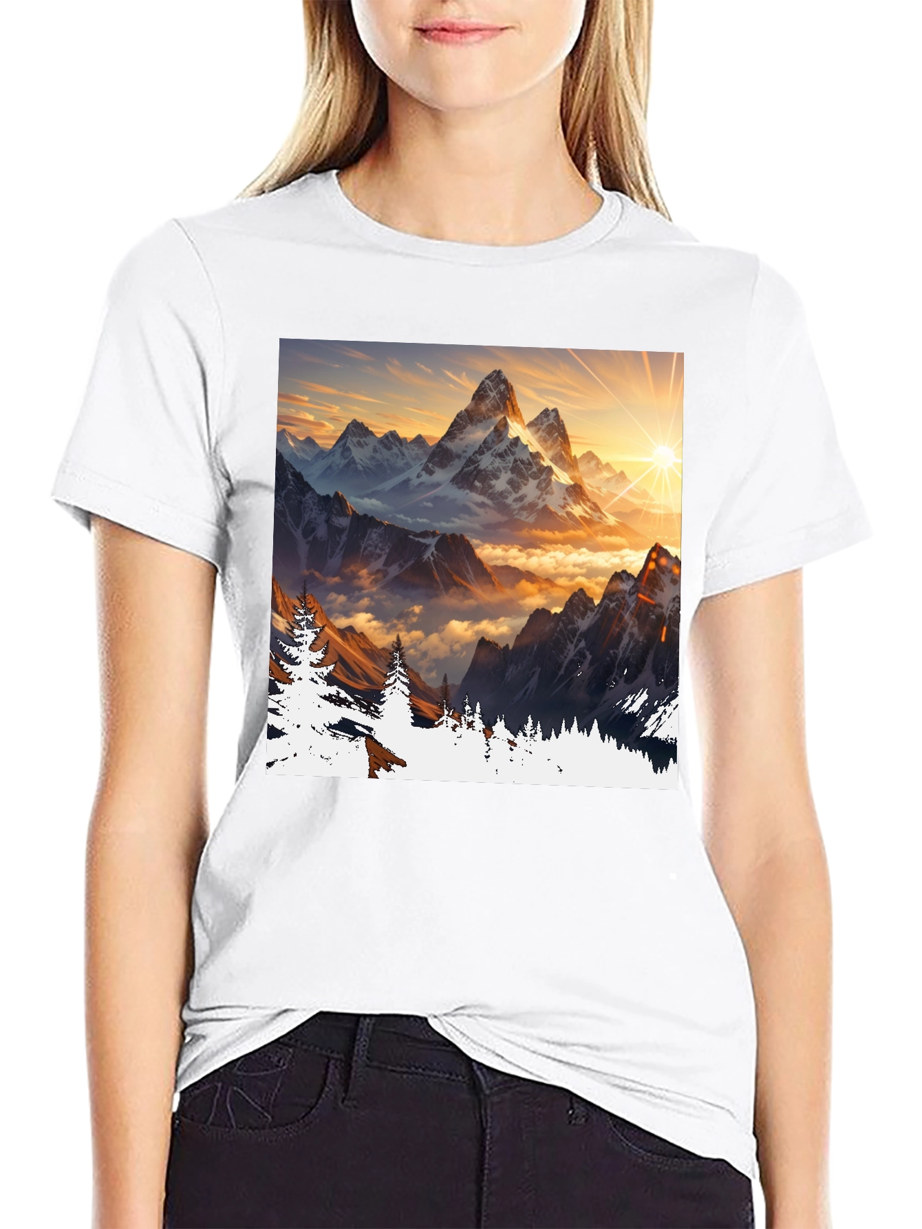 Mountain Peak Graphic Tee - Adventure Awaits!