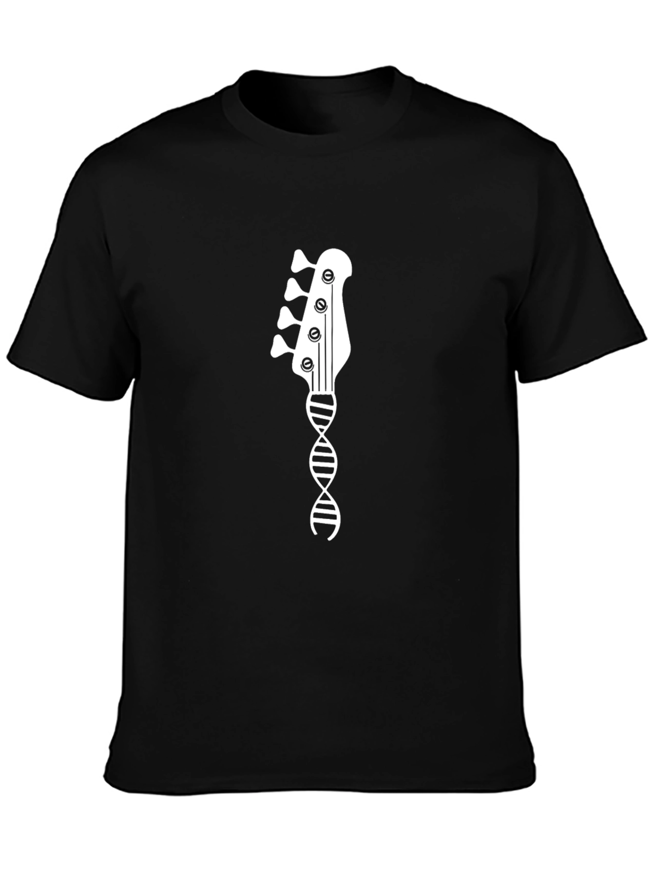 Bass Guitar DNA Graphic T-Shirt - Music Lover Tee