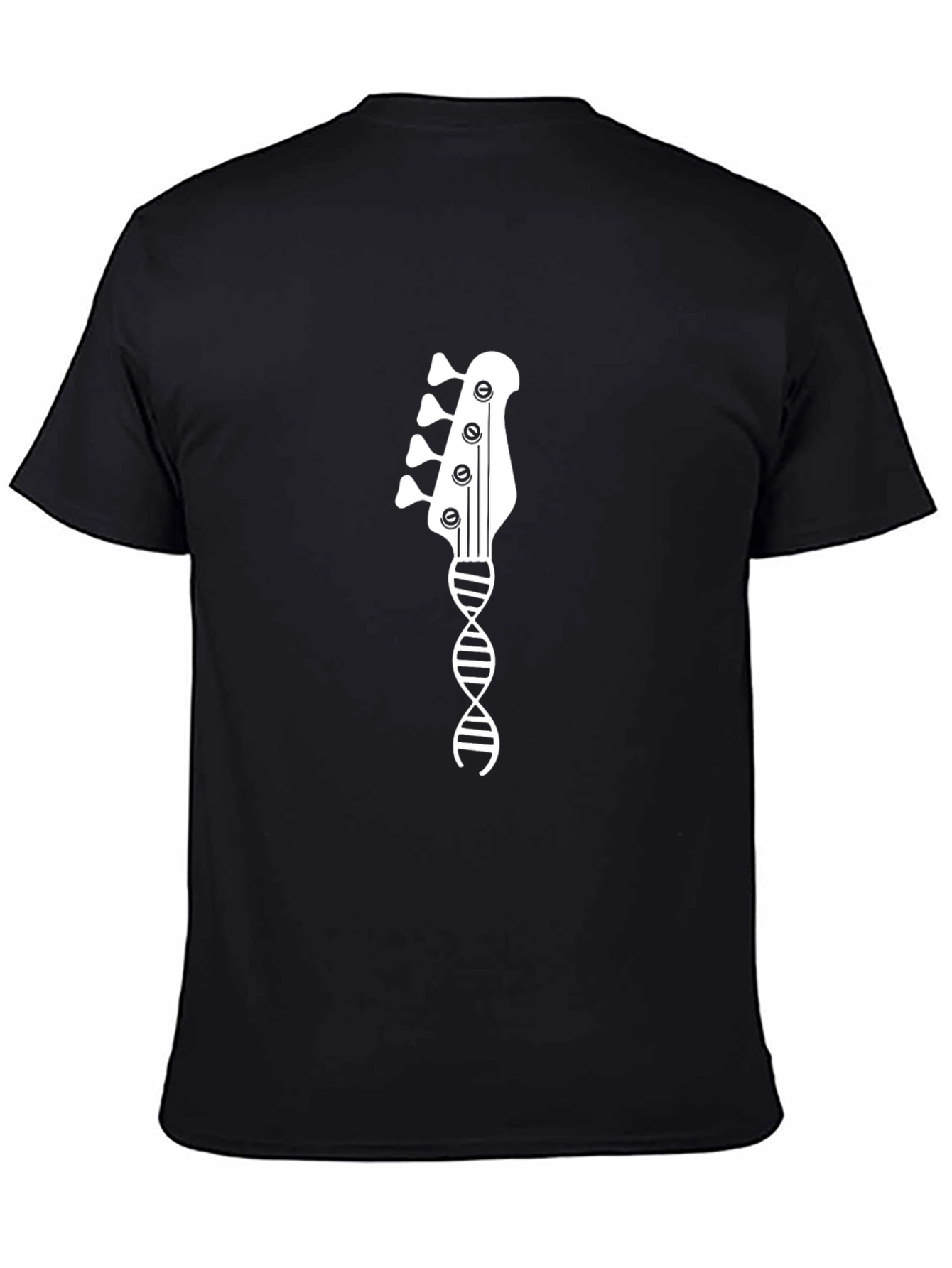Bass Guitar DNA Graphic T-Shirt - Music Lover Tee