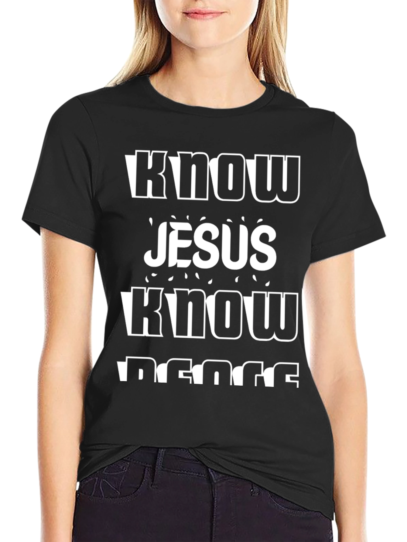 Know Jesus Know Peace T-Shirt - Christian Apparel