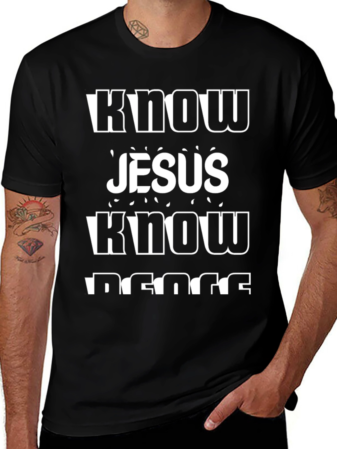 Know Jesus Know Peace T-Shirt - Christian Apparel