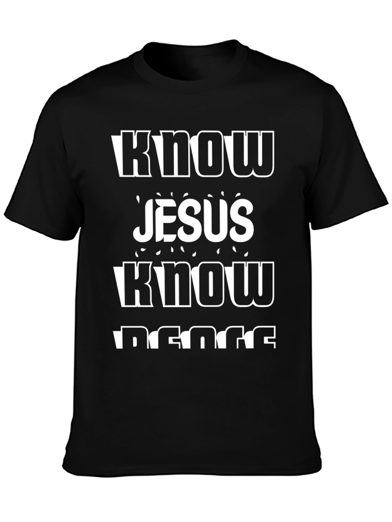 Know Jesus Know Peace T-Shirt - Christian Apparel