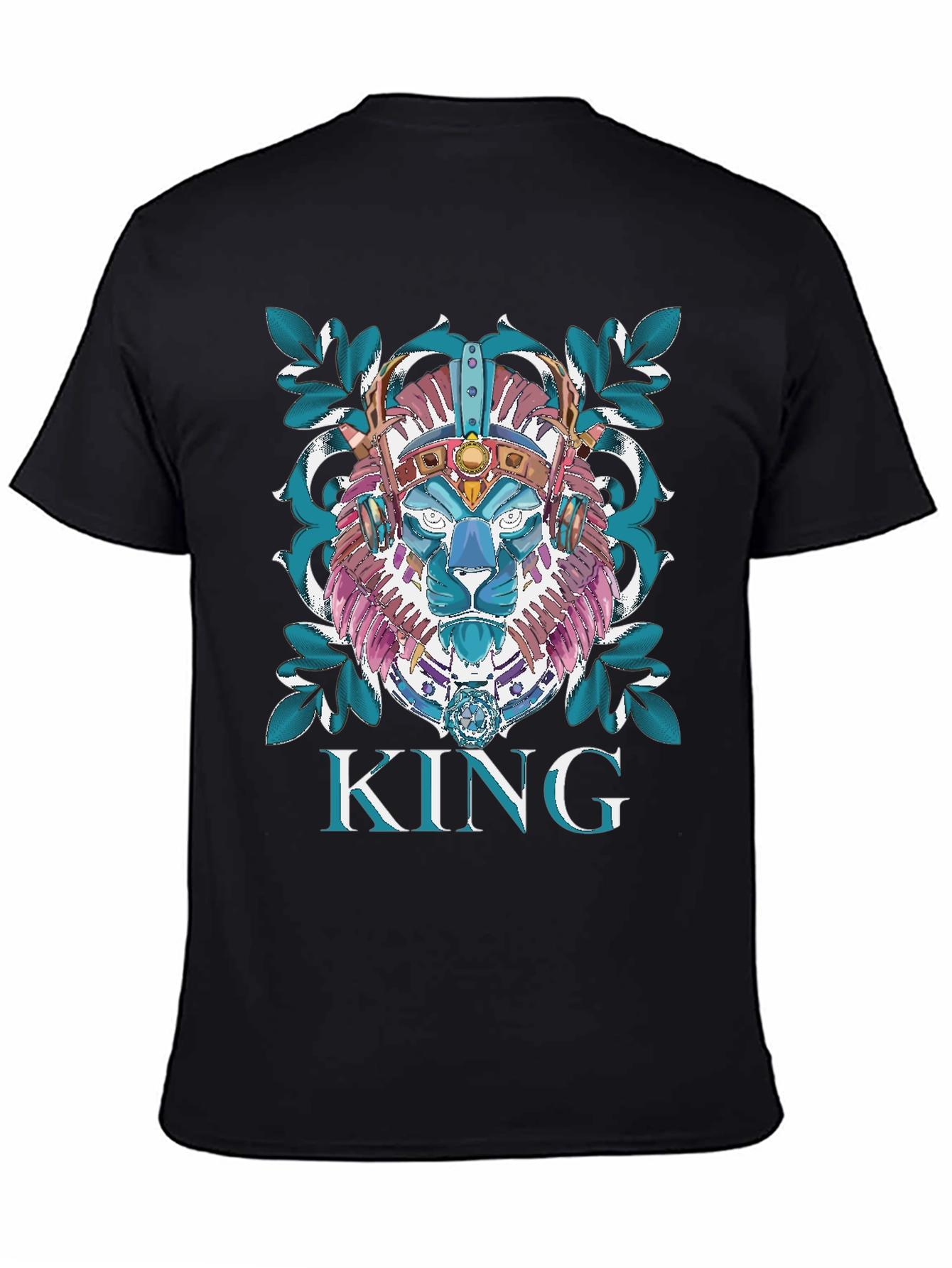 King Lion Graphic Tee - Unique Design
