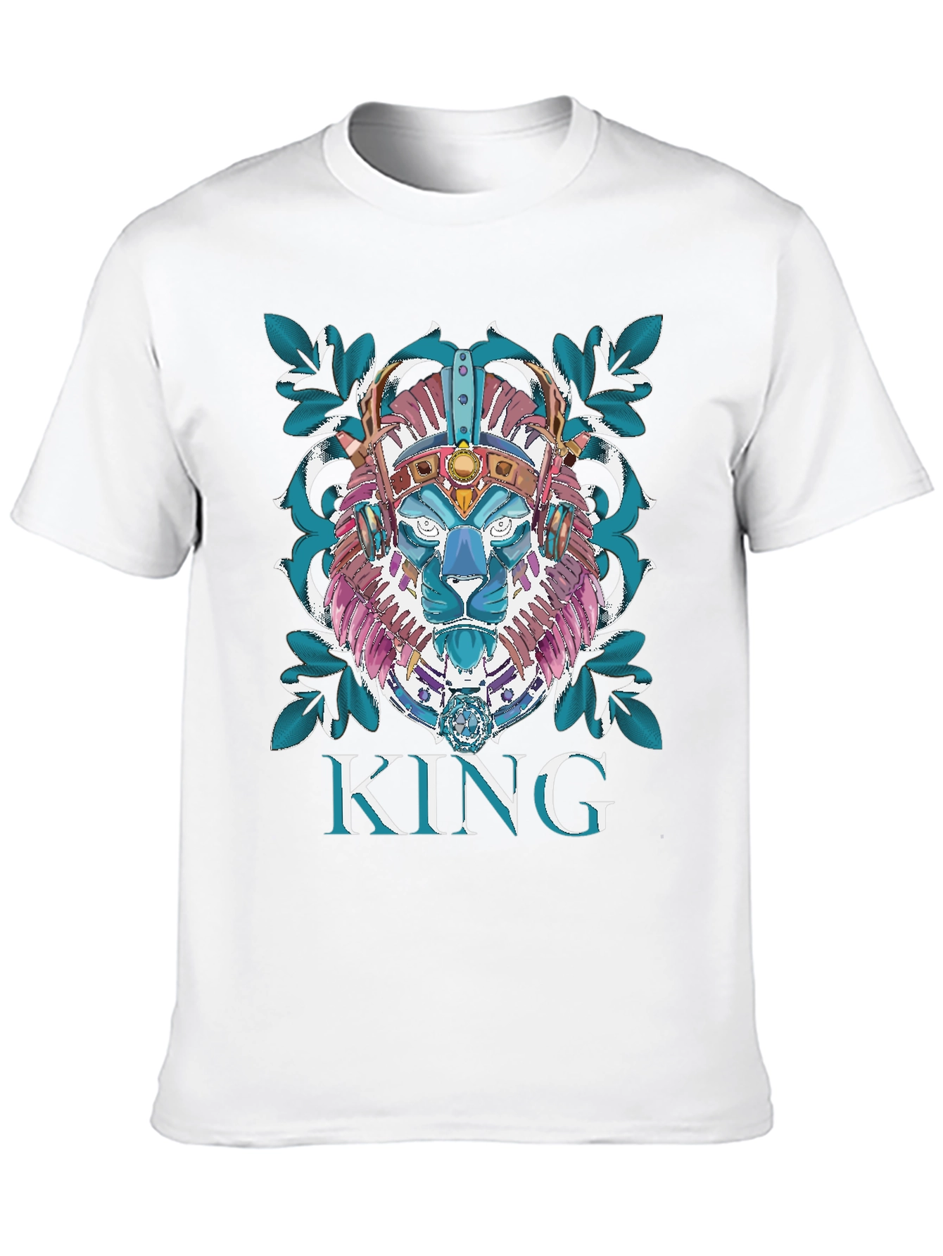 King Lion Graphic Tee - Unique Design