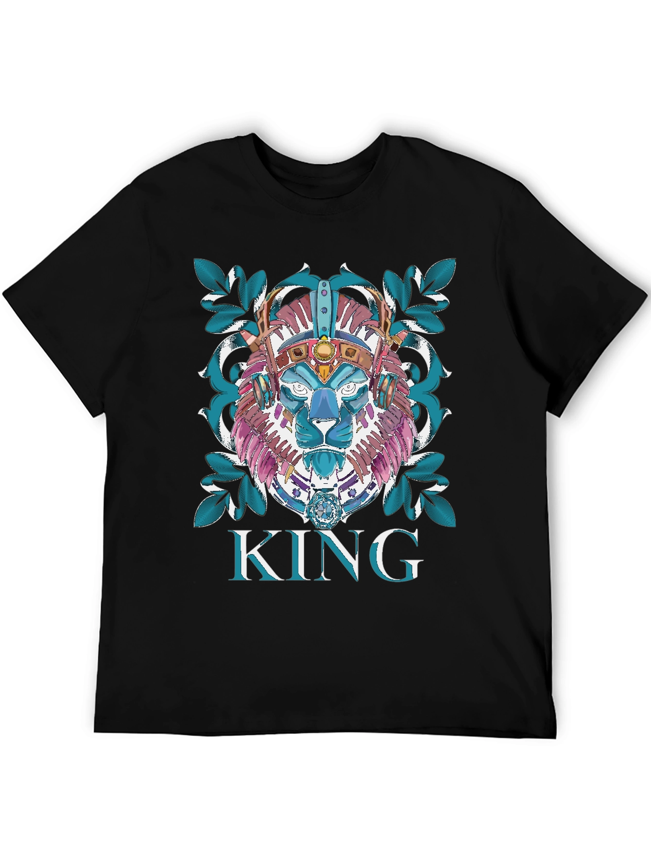 King Lion Graphic Tee - Unique Design