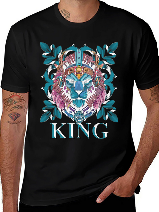 King Lion Graphic Tee - Unique Design