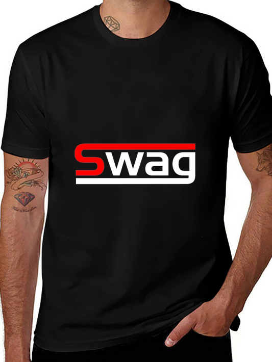 Swag Graphic T-Shirt - Cool Style Black Tee