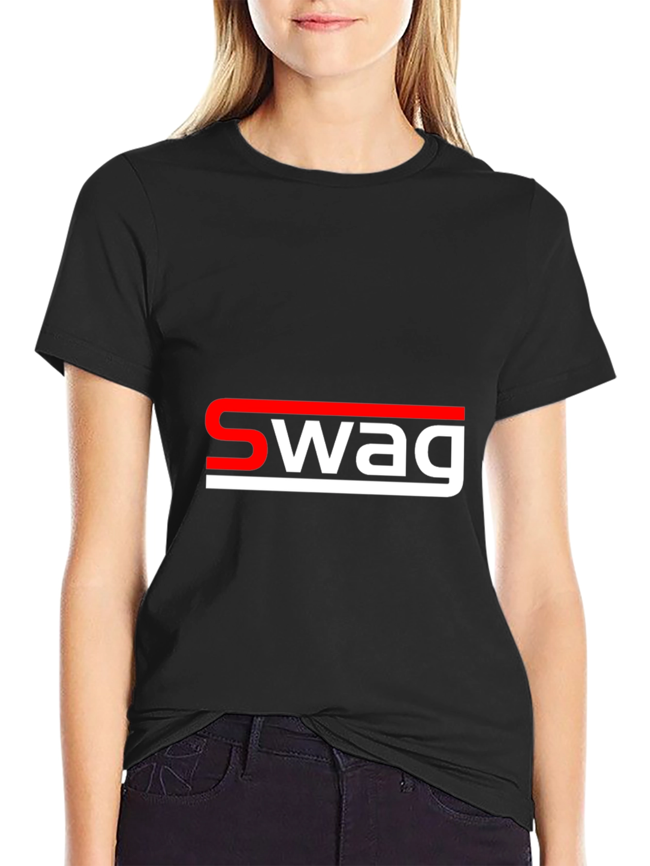 Swag Graphic T-Shirt - Cool Style Black Tee