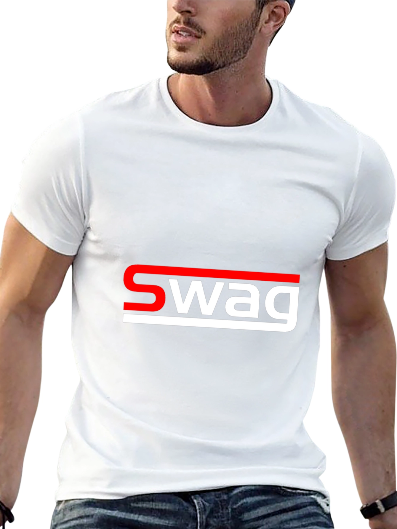 Swag Graphic T-Shirt - Cool Style Black Tee