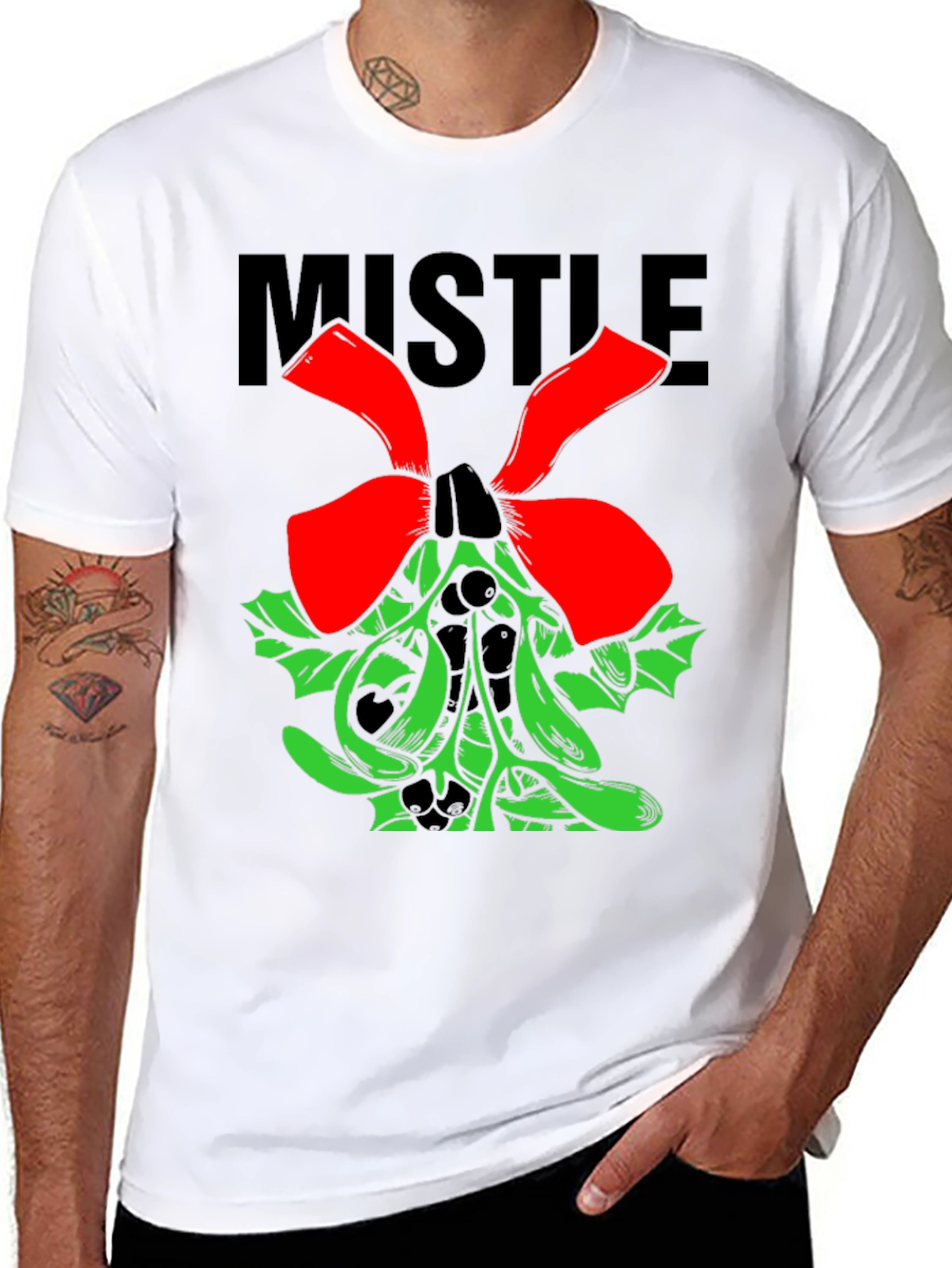 Mistletoe T-Shirt - Holiday Festive Apparel