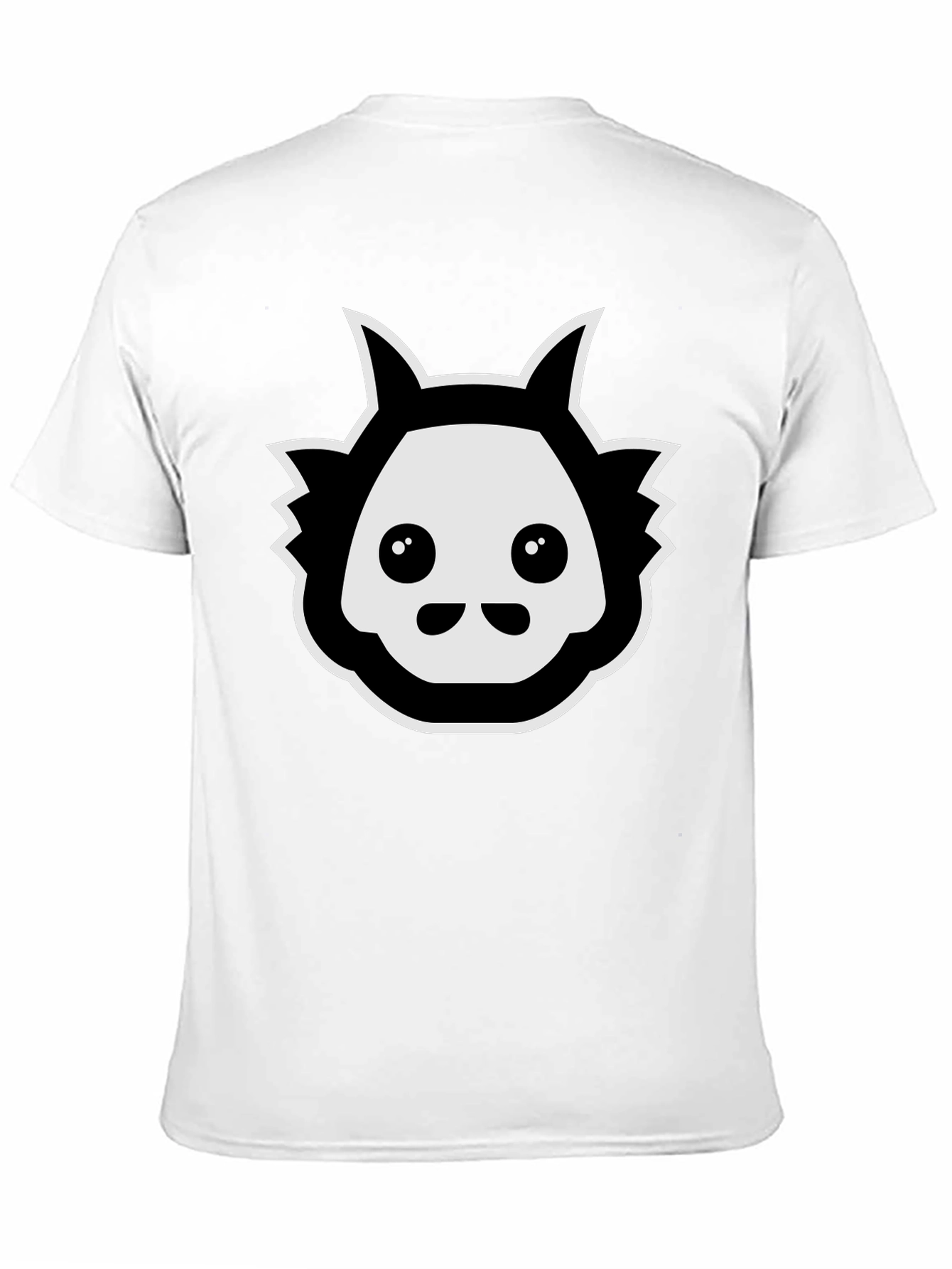 Cool Graphic Tee - Black Cartoon Creature T-Shirt