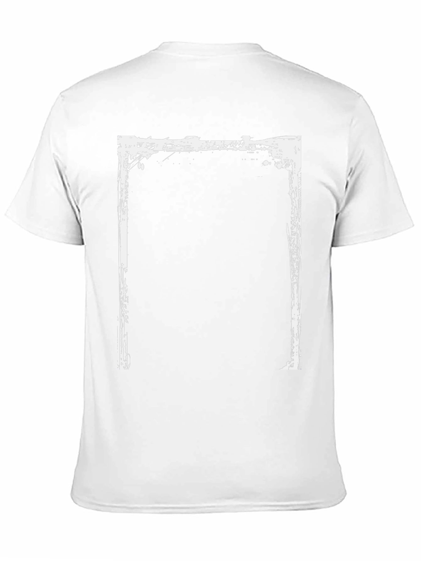 Grunge Frame Graphic Tee - Black Casual Shirt