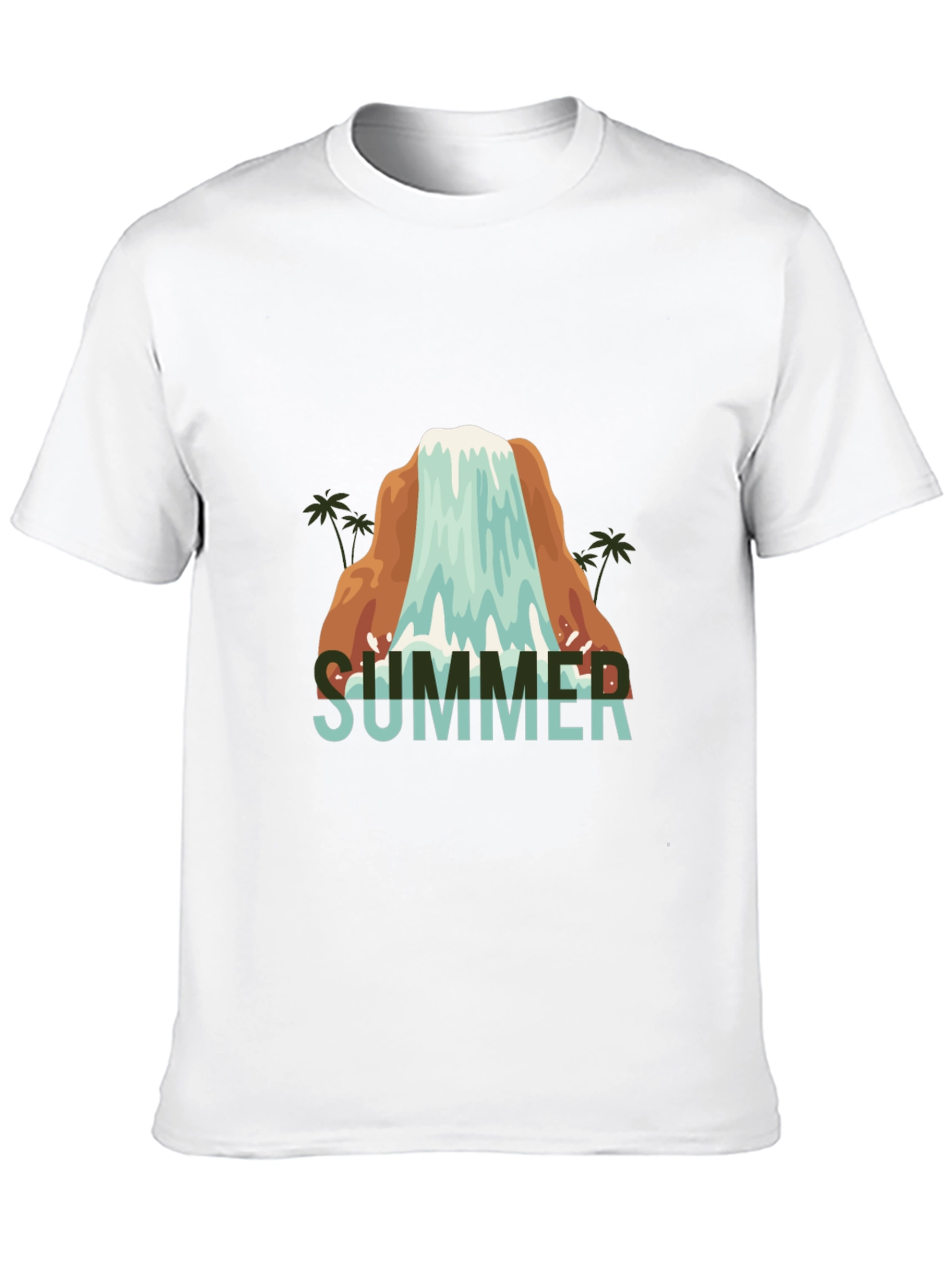 Summer Waterfall Graphic Tee
